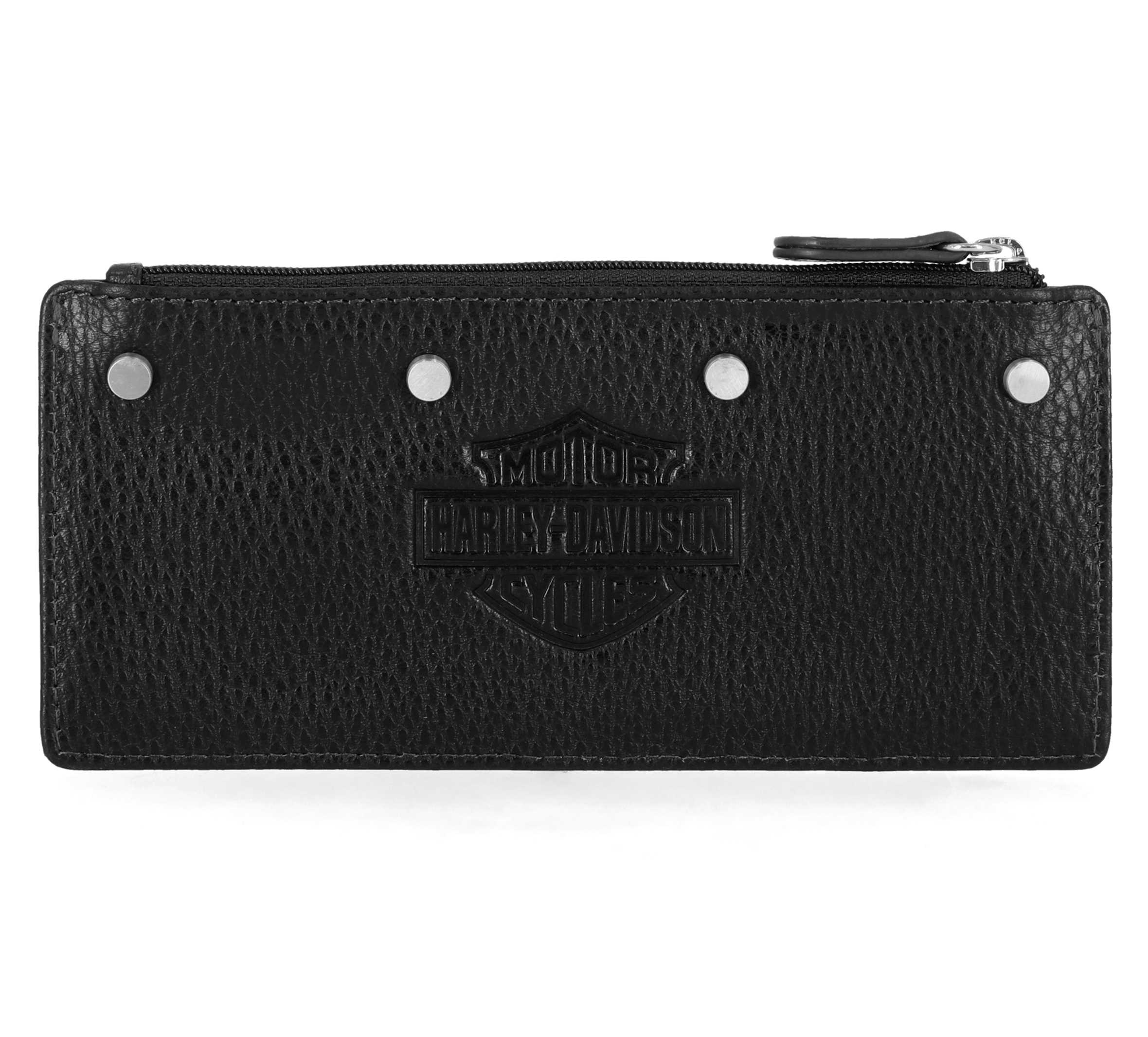 Bar & Shield Studded Key Case Wallet | Harley-Davidson USA