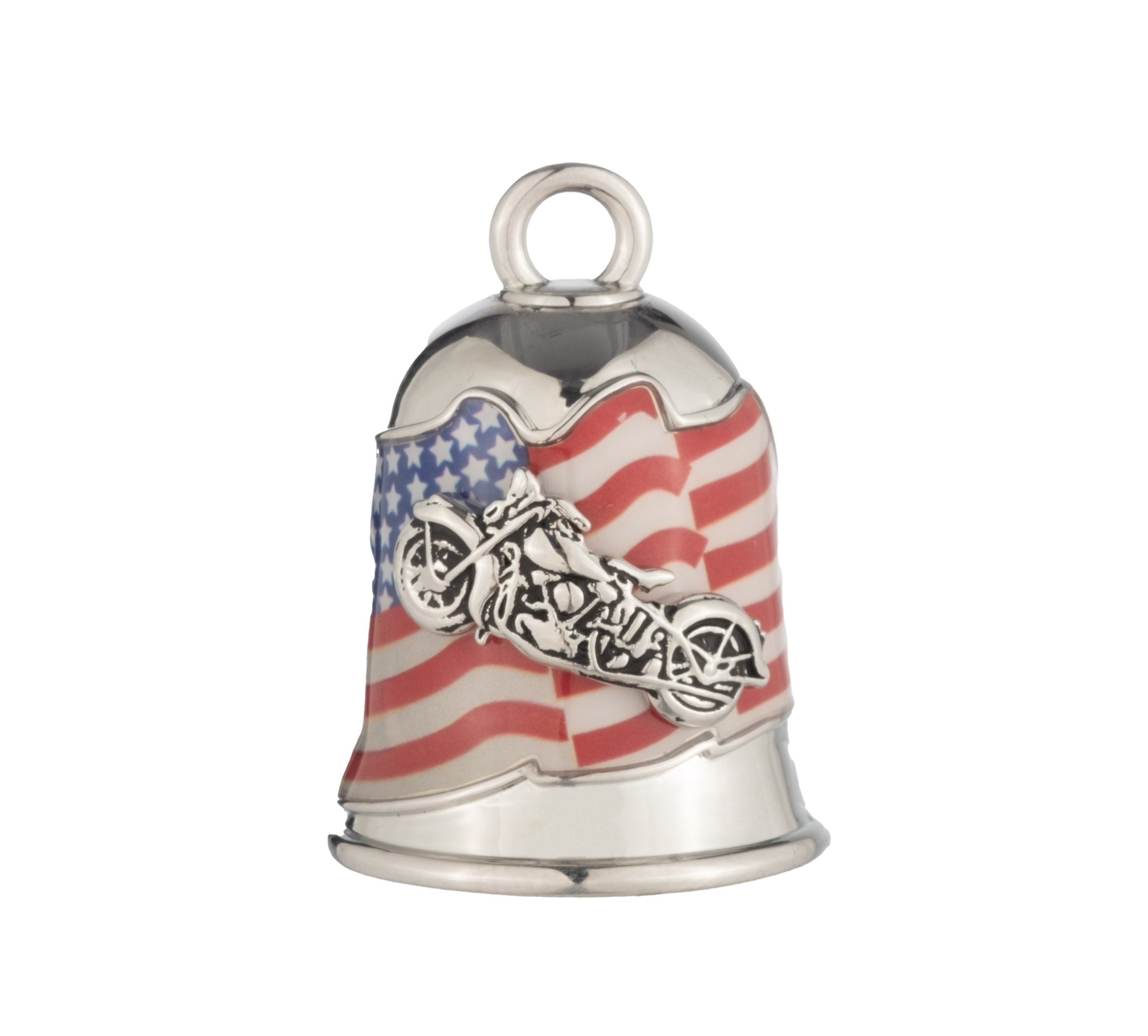 American Flag and Motorcycle Ride Bell