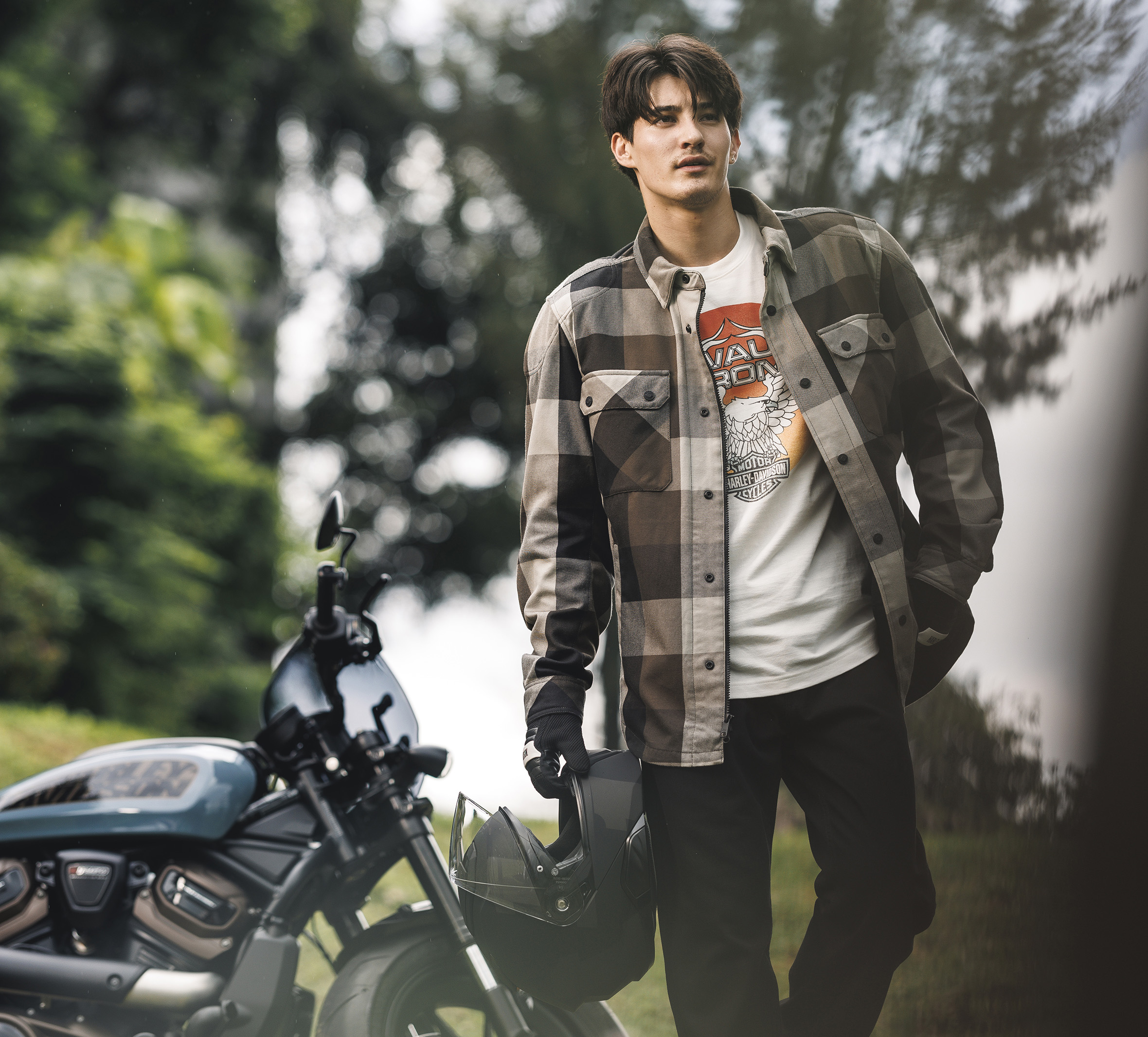 Men's H-D Dyna Knit Riding Gloves