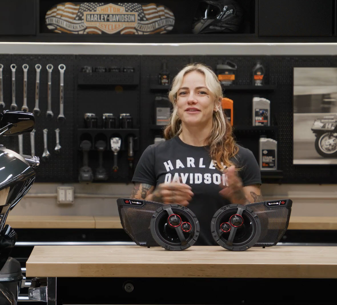 Harley-Davidson Audio powered by Rockford Fosgate - Stage III Fairing Speakers