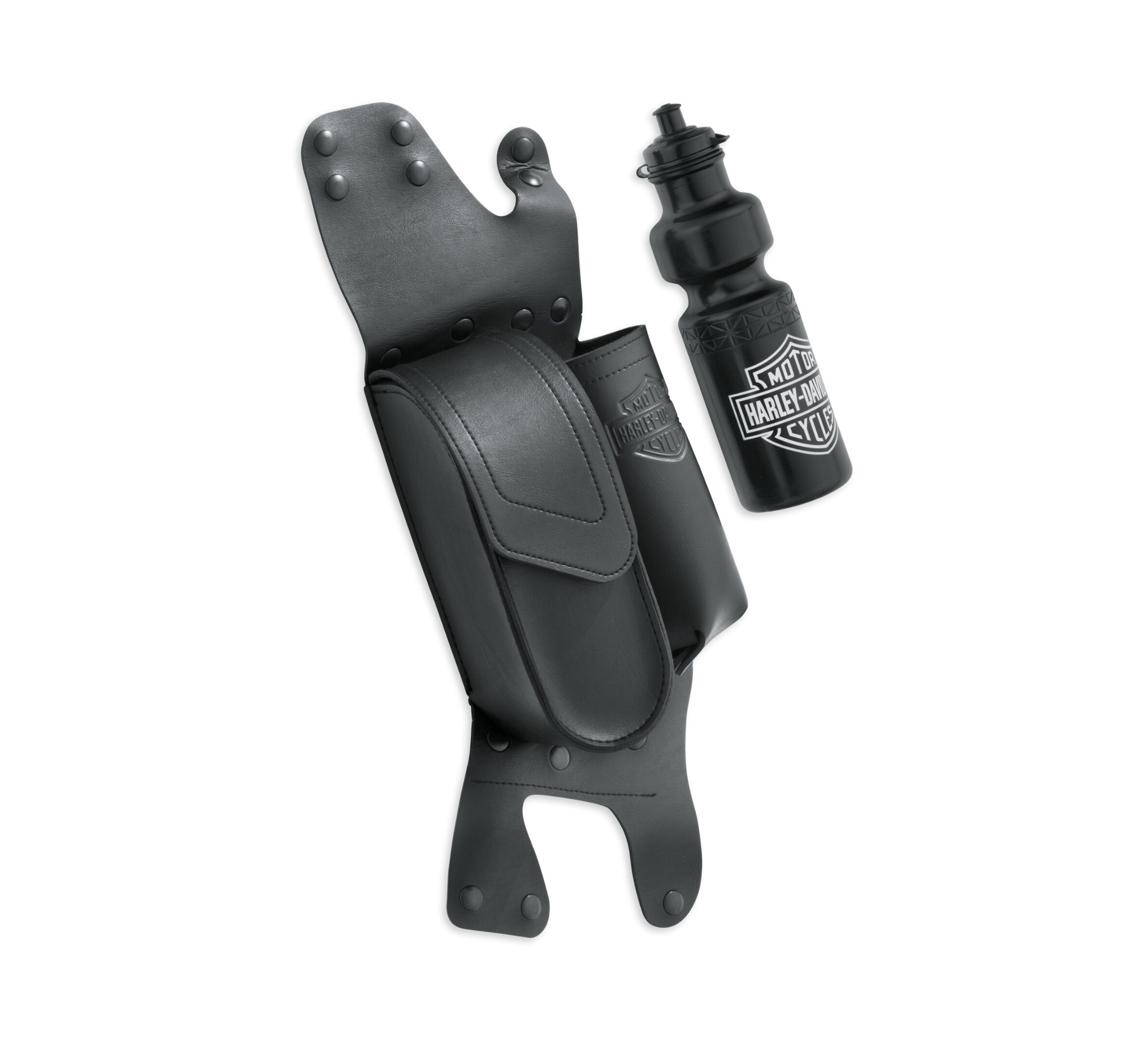 Saddlebag Guard Bag with Water Bottle Holder, Left Side