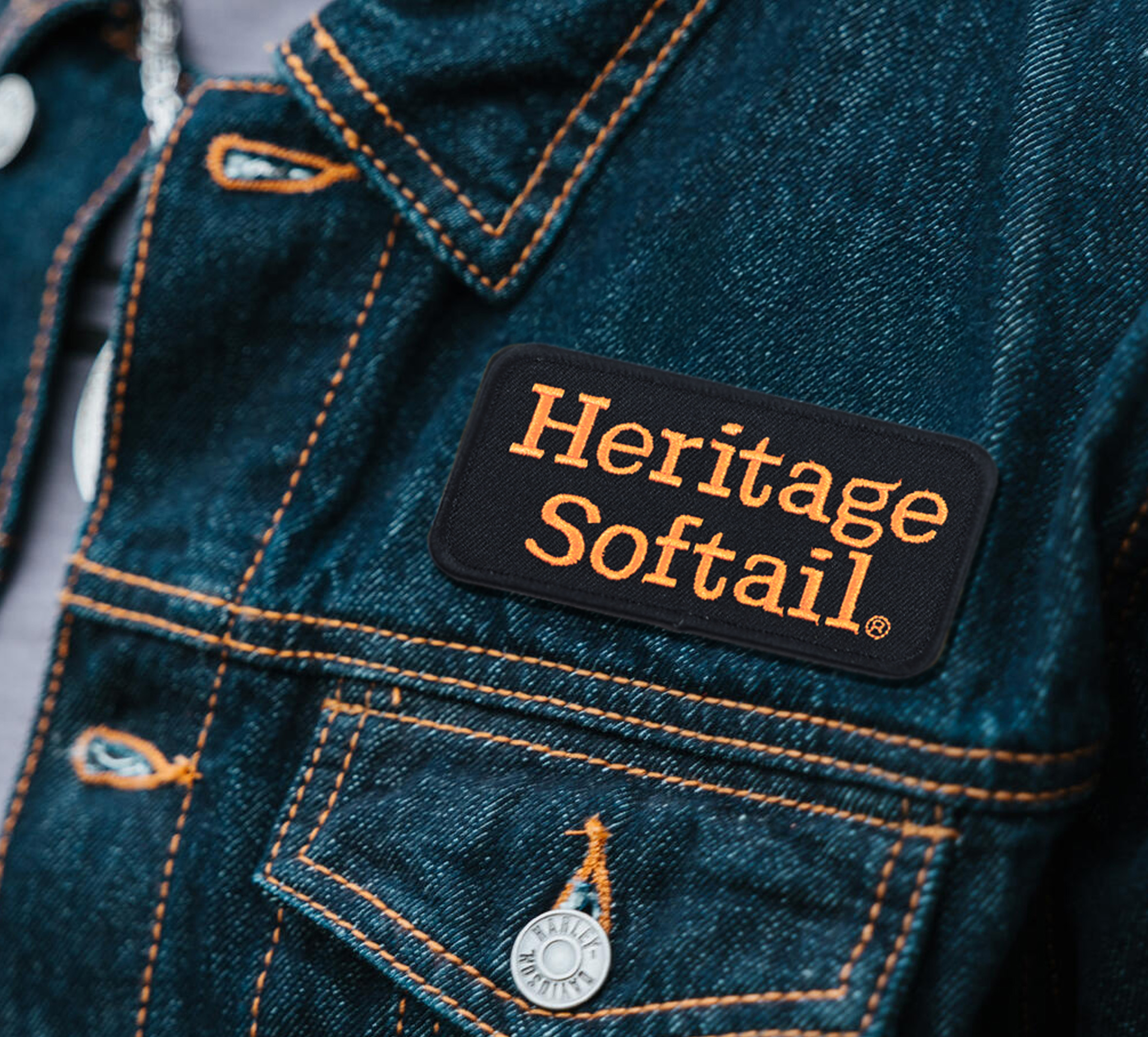 4” Heritage Softail® Patch