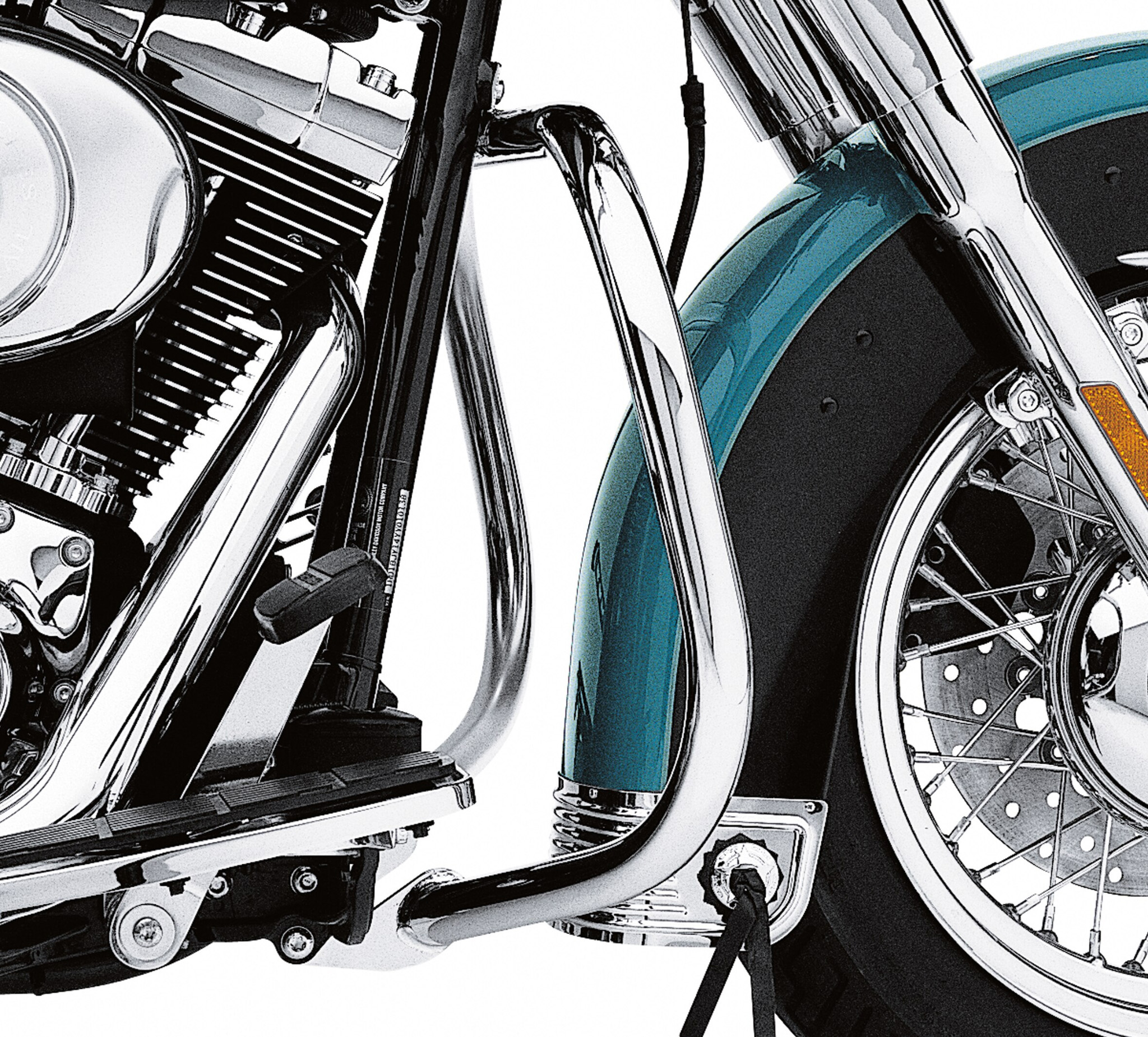 Chrome Front Engine Guard Kit