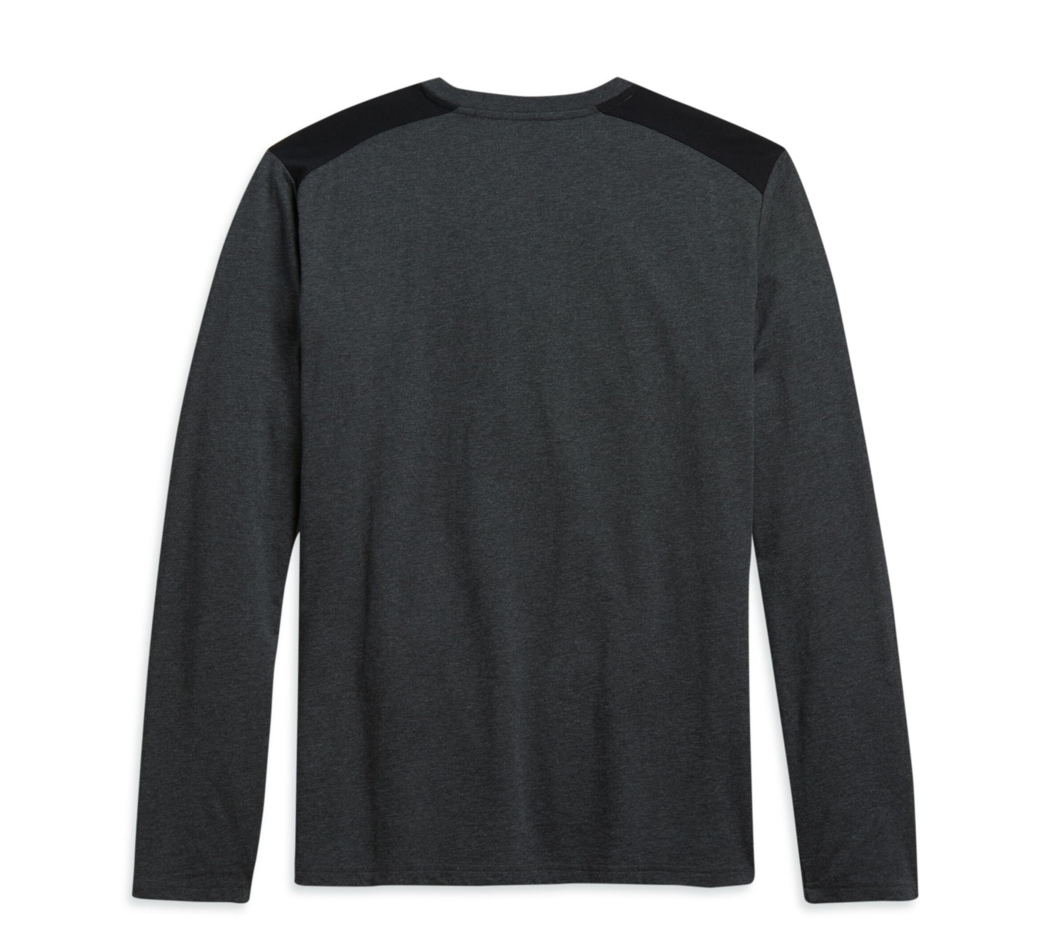 Men's Contrast Shoulder Logo Tee - Slim Fit