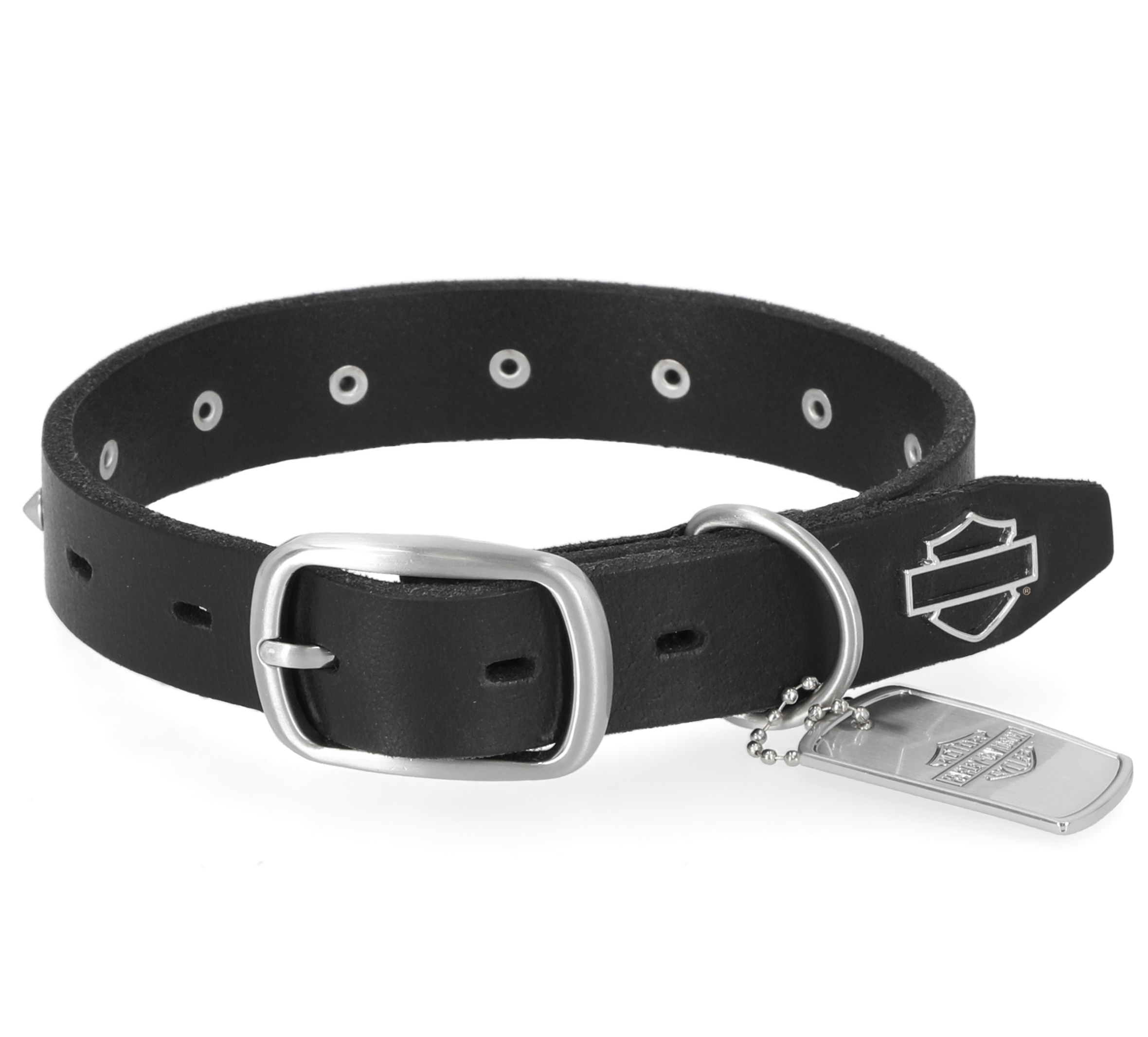 Leather Cone Stud Collar 6"-12"
