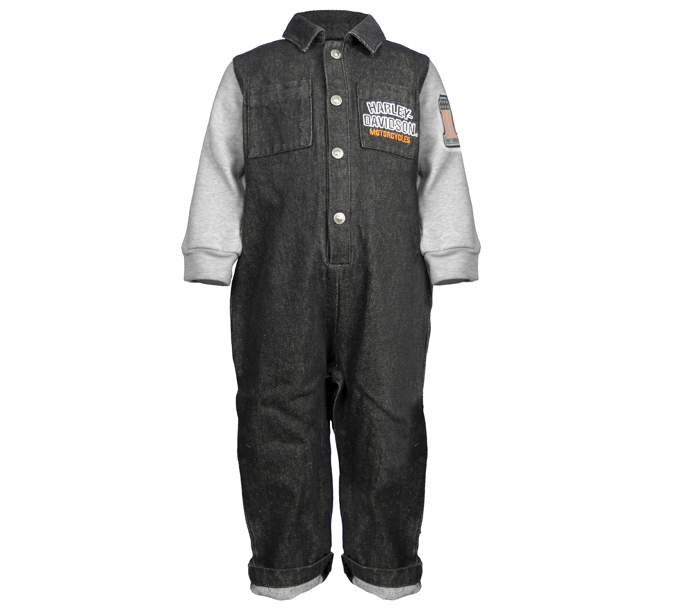 Toddler Denim and Fleece Workshop Coverall