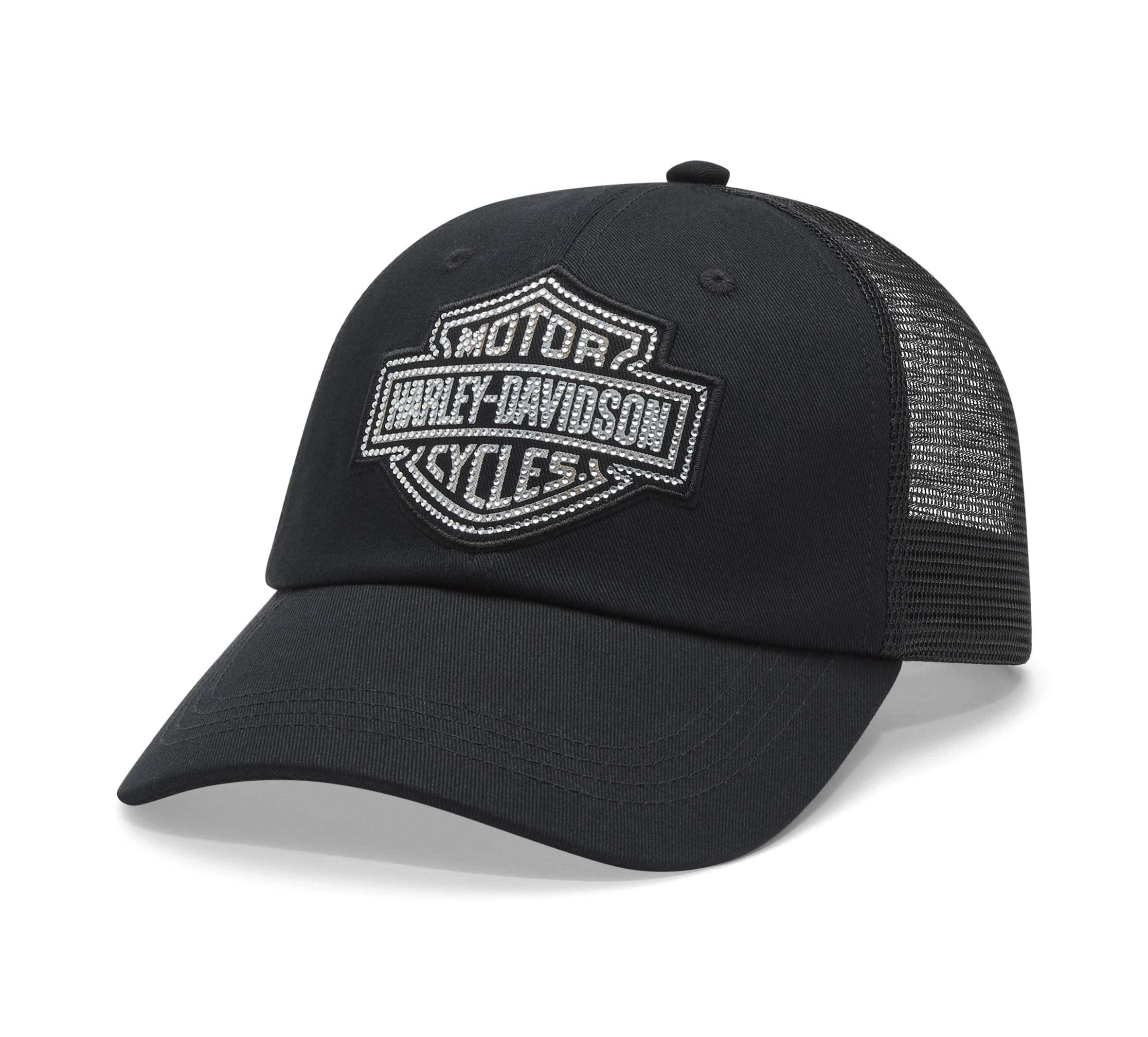 Women's Harley-Davidson Script Trucker Cap - Harley Black | Harley