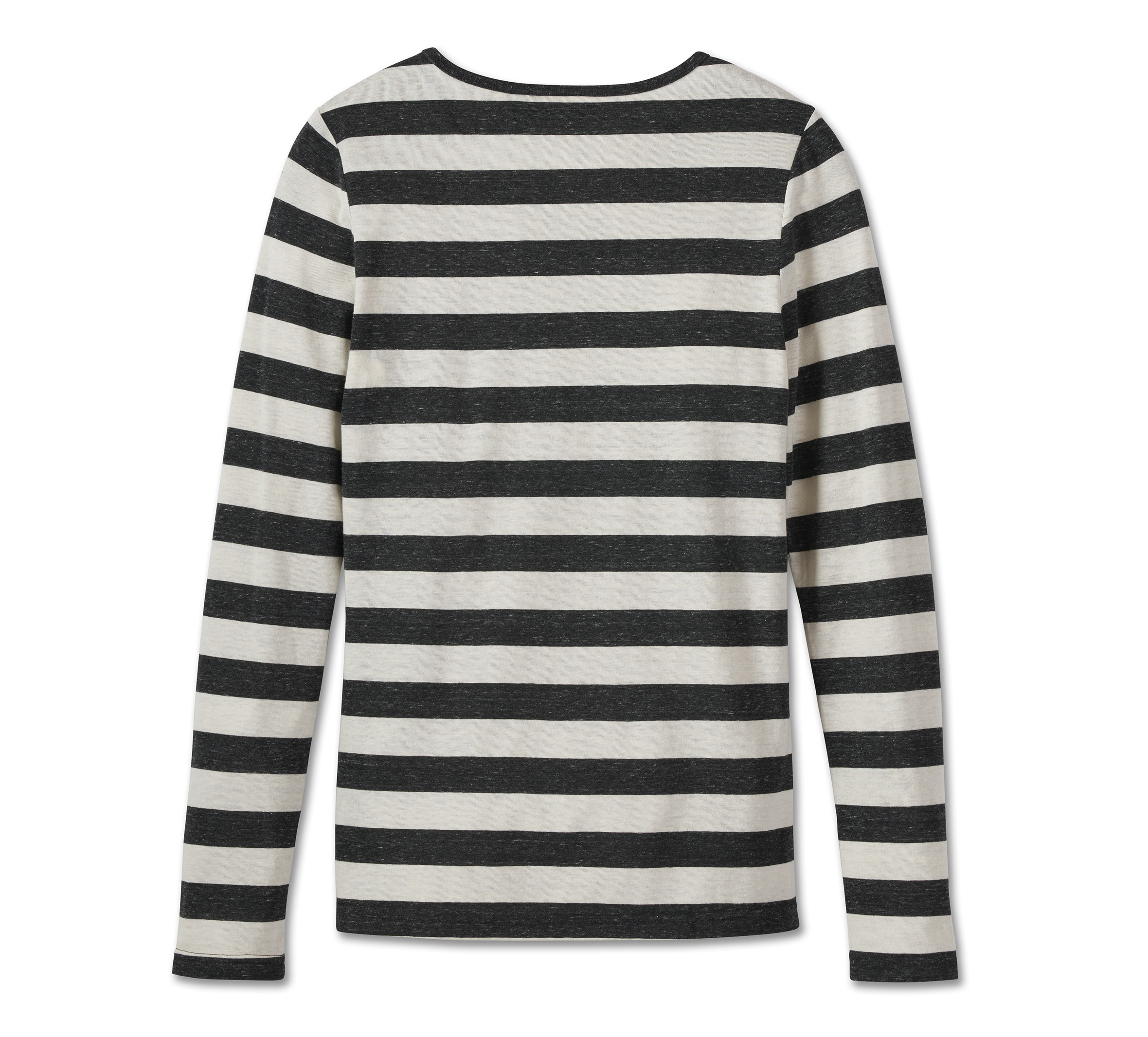 Women's Striped Race Font Long Sleeve
