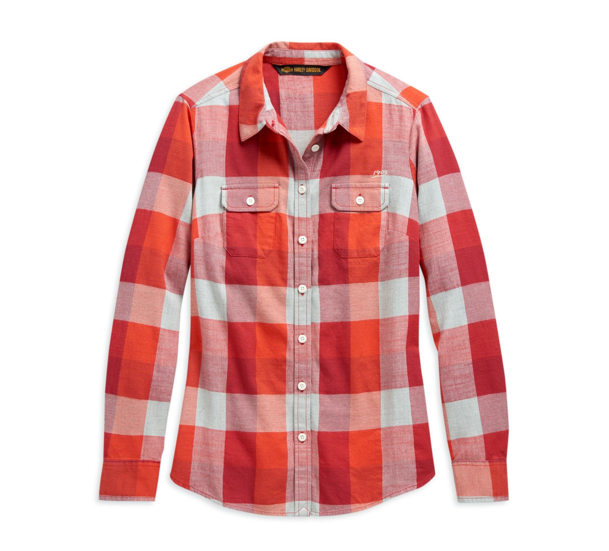 Women's Vintage Eagle Plaid Shirt