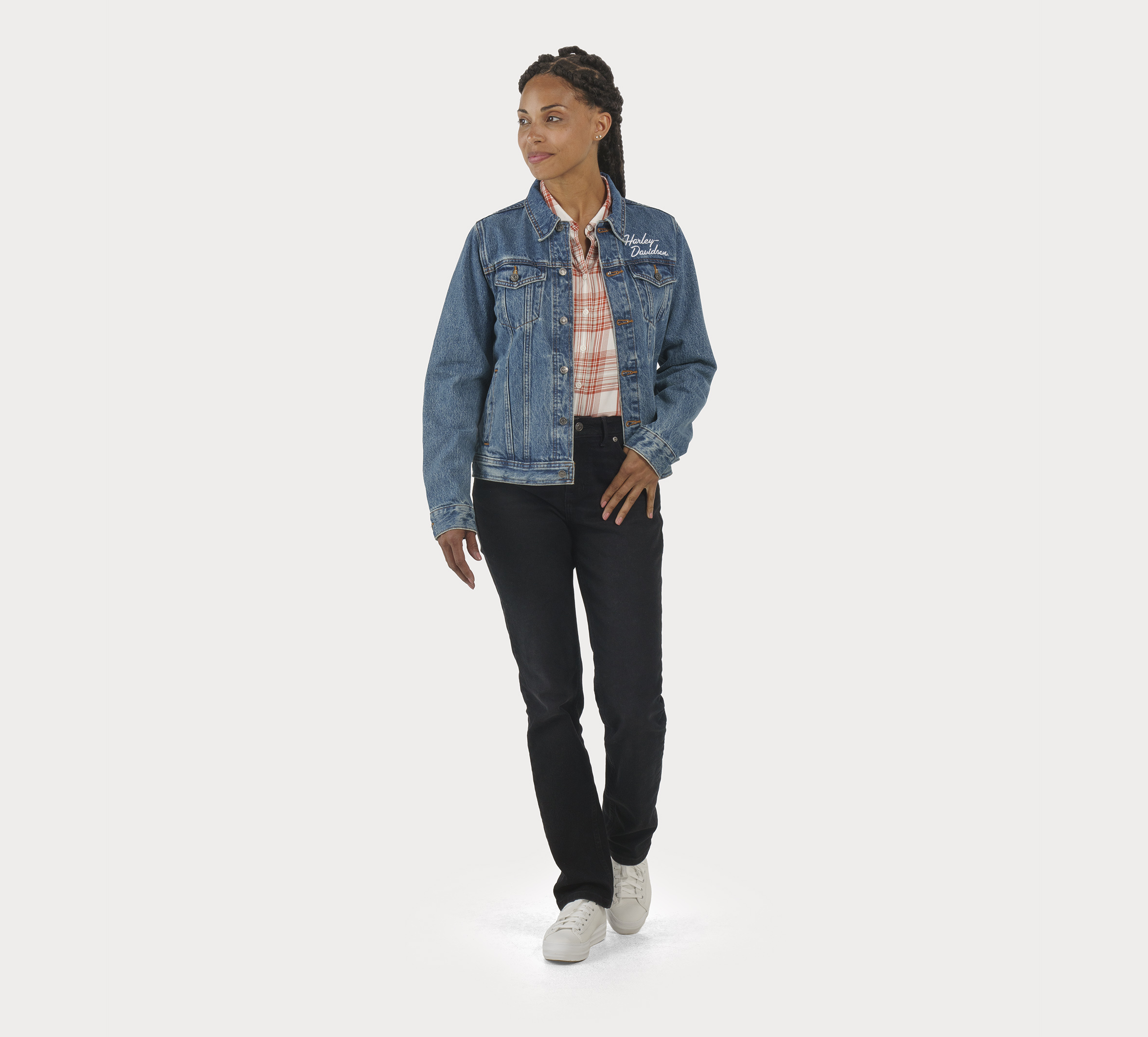 Women's Harley-Davidson High Rise Straight Leg Jeans