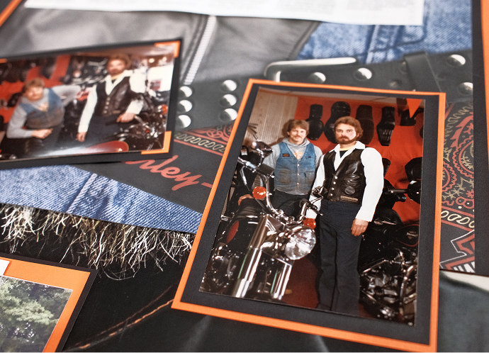 Vintage photos of Virgil Schulenberg and other Harley-Davidson of Madison ephemera