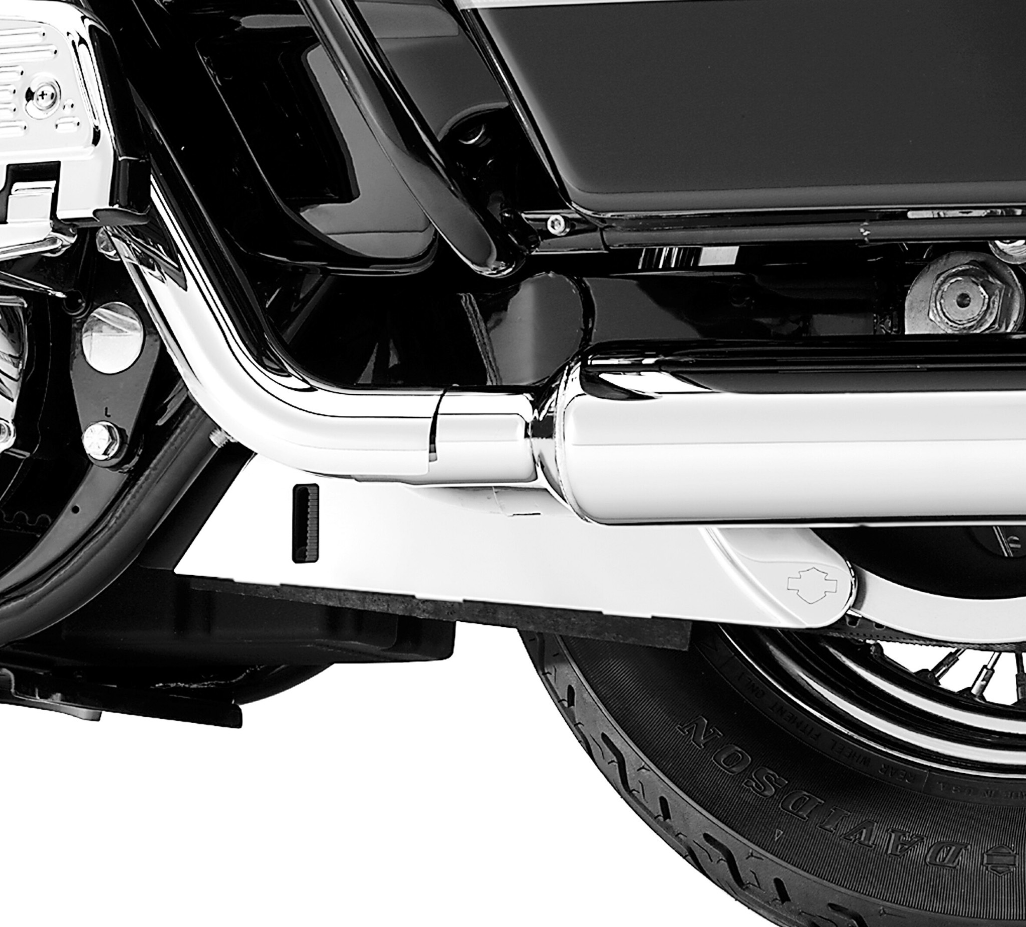 Chrome Lower Belt Guard Cover