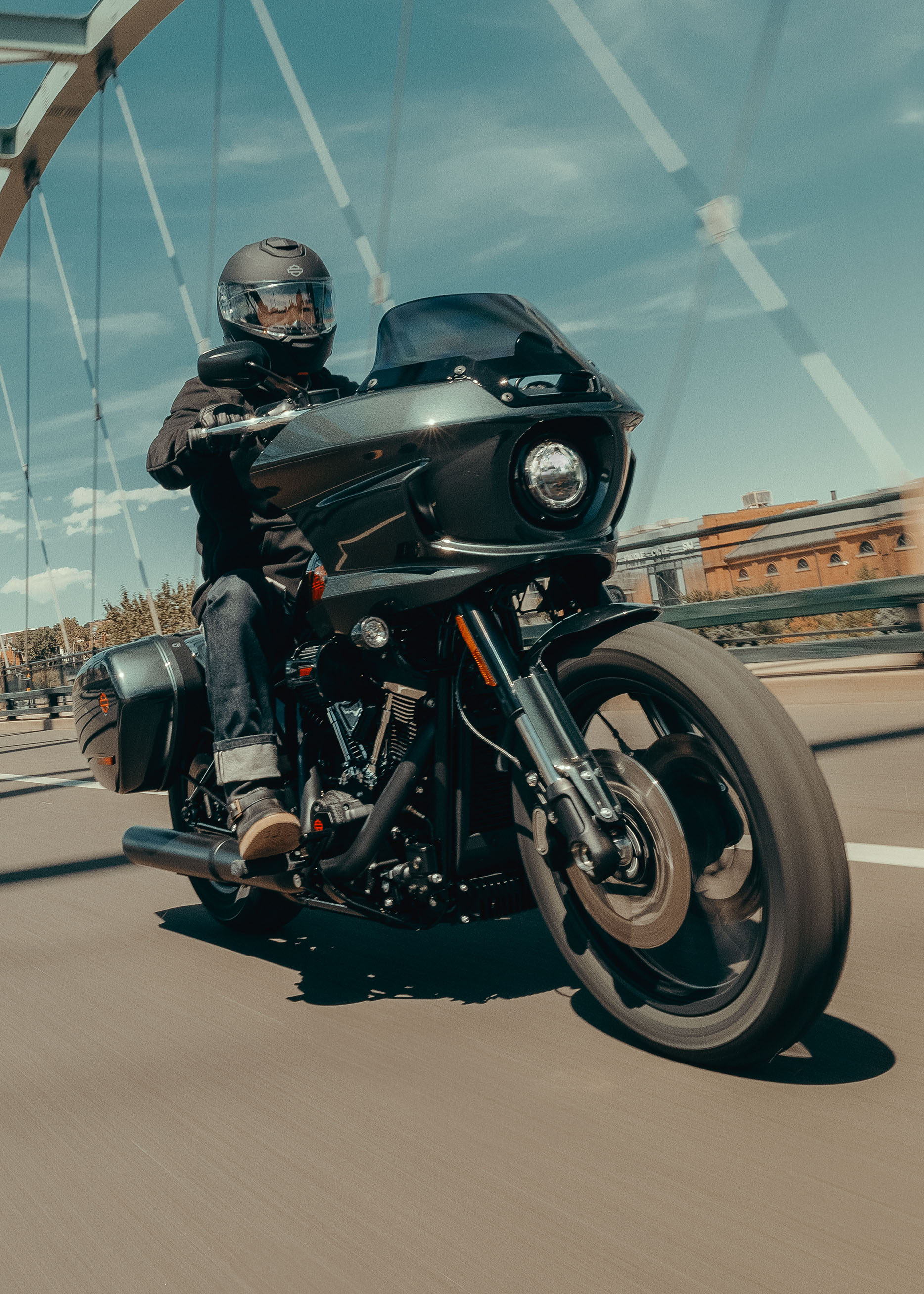 2025 Low Rider ST Riding Shot