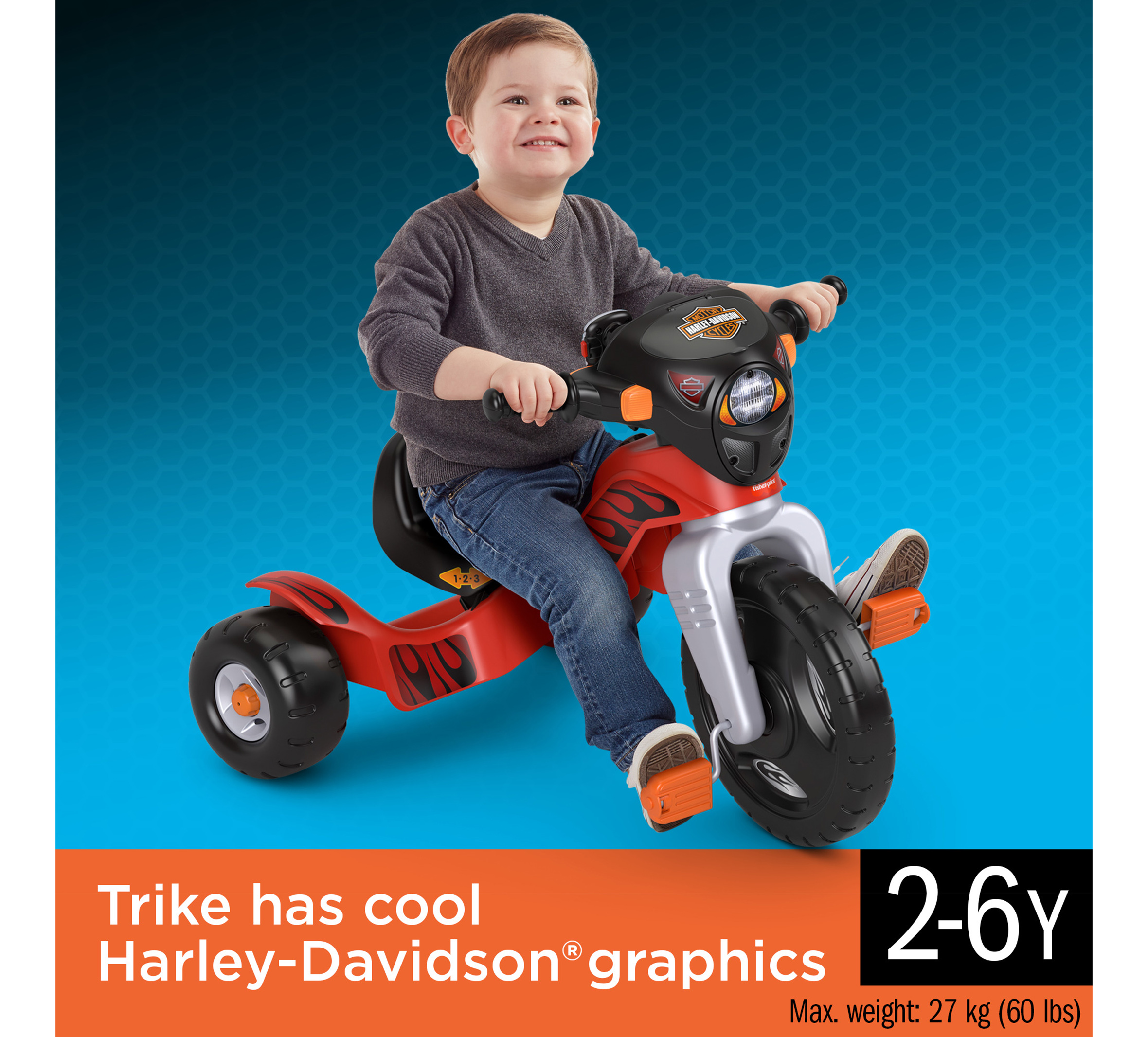 Fisher-Price® Harley-Davidson Lights & Sounds Trike