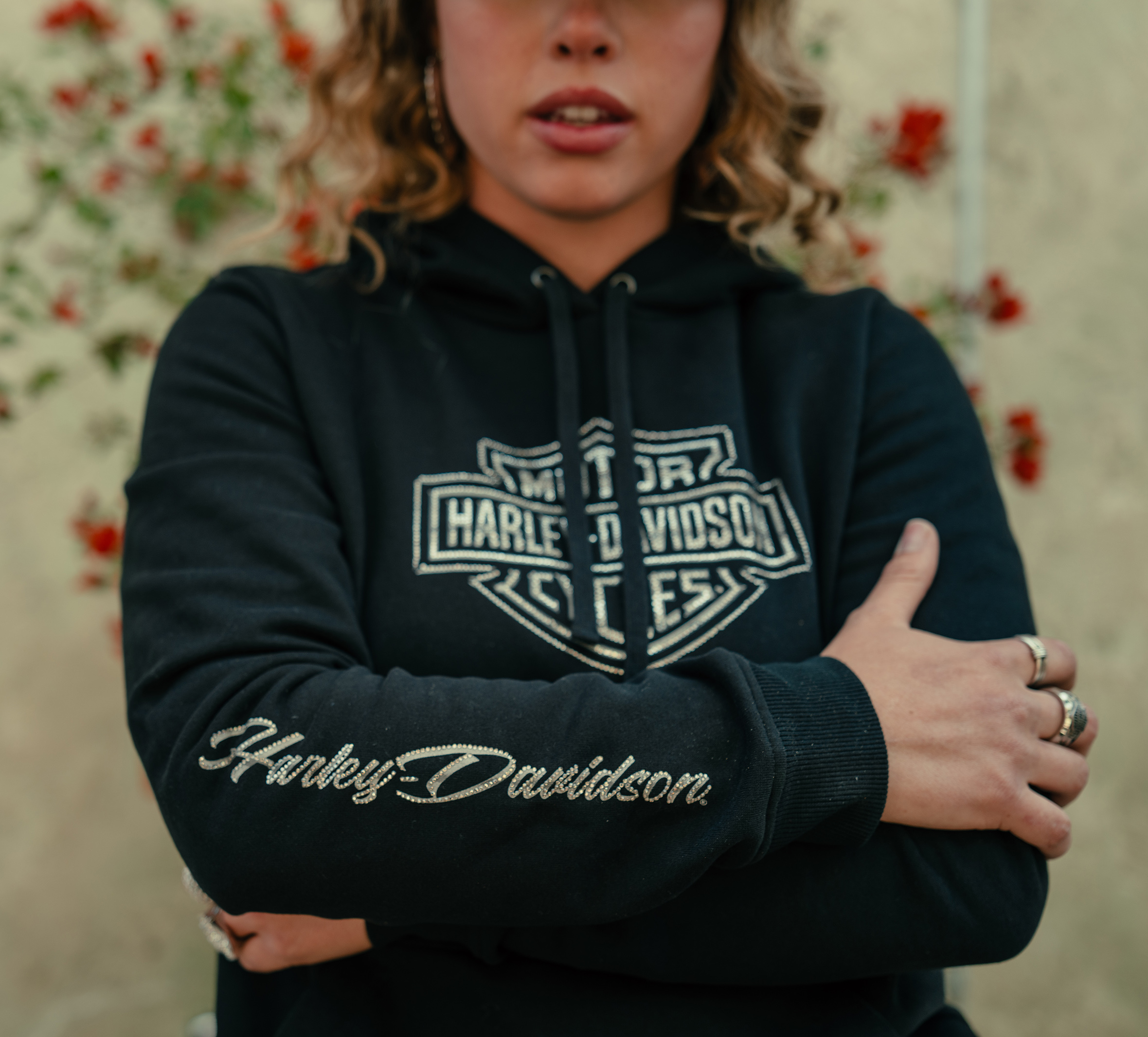 Essential Bling Pullover Fleece Hoodie