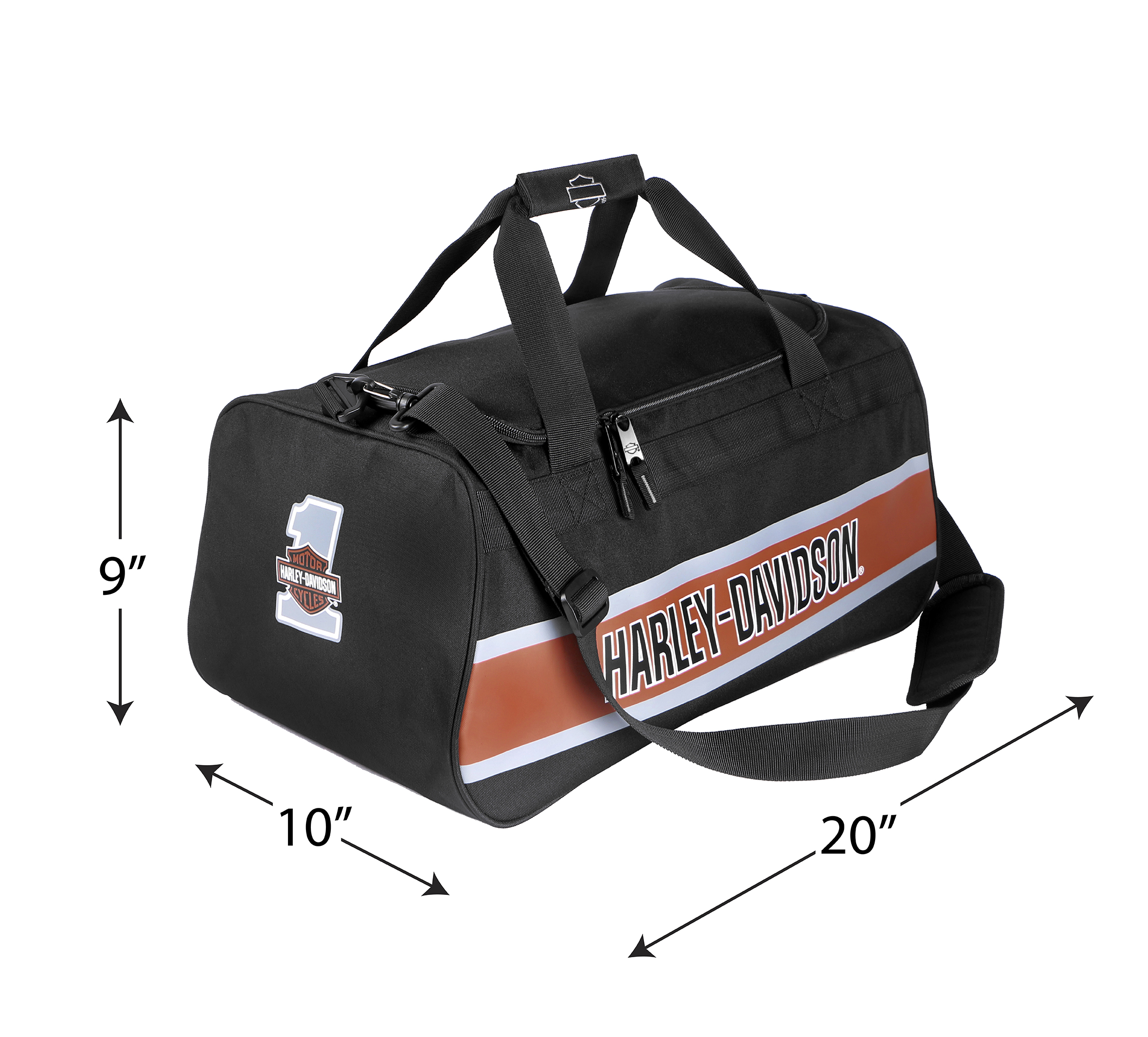 Racing Stripe Duffel Bag