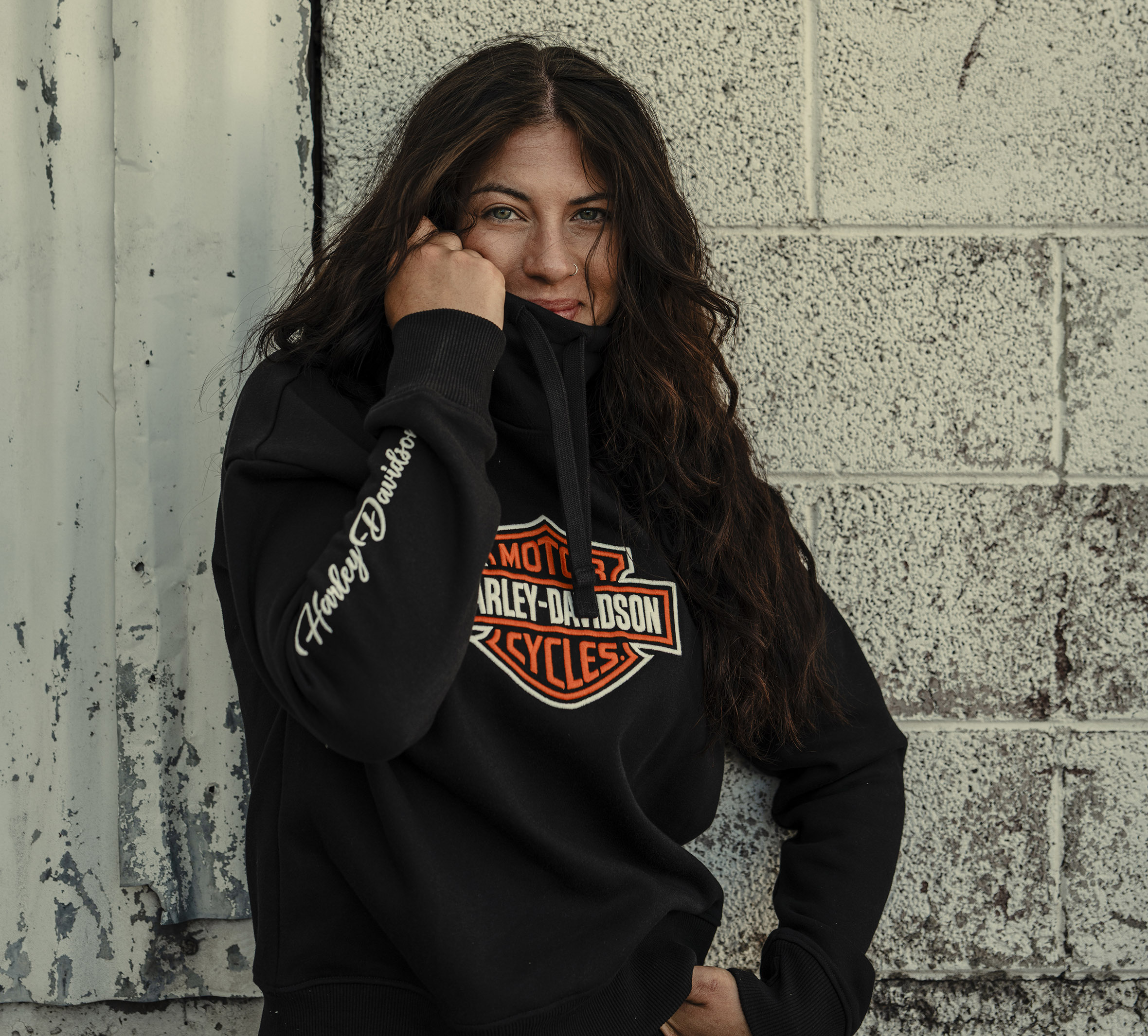 Women's H-D Essential Fleece Funnel Neck | Harley-Davidson NO