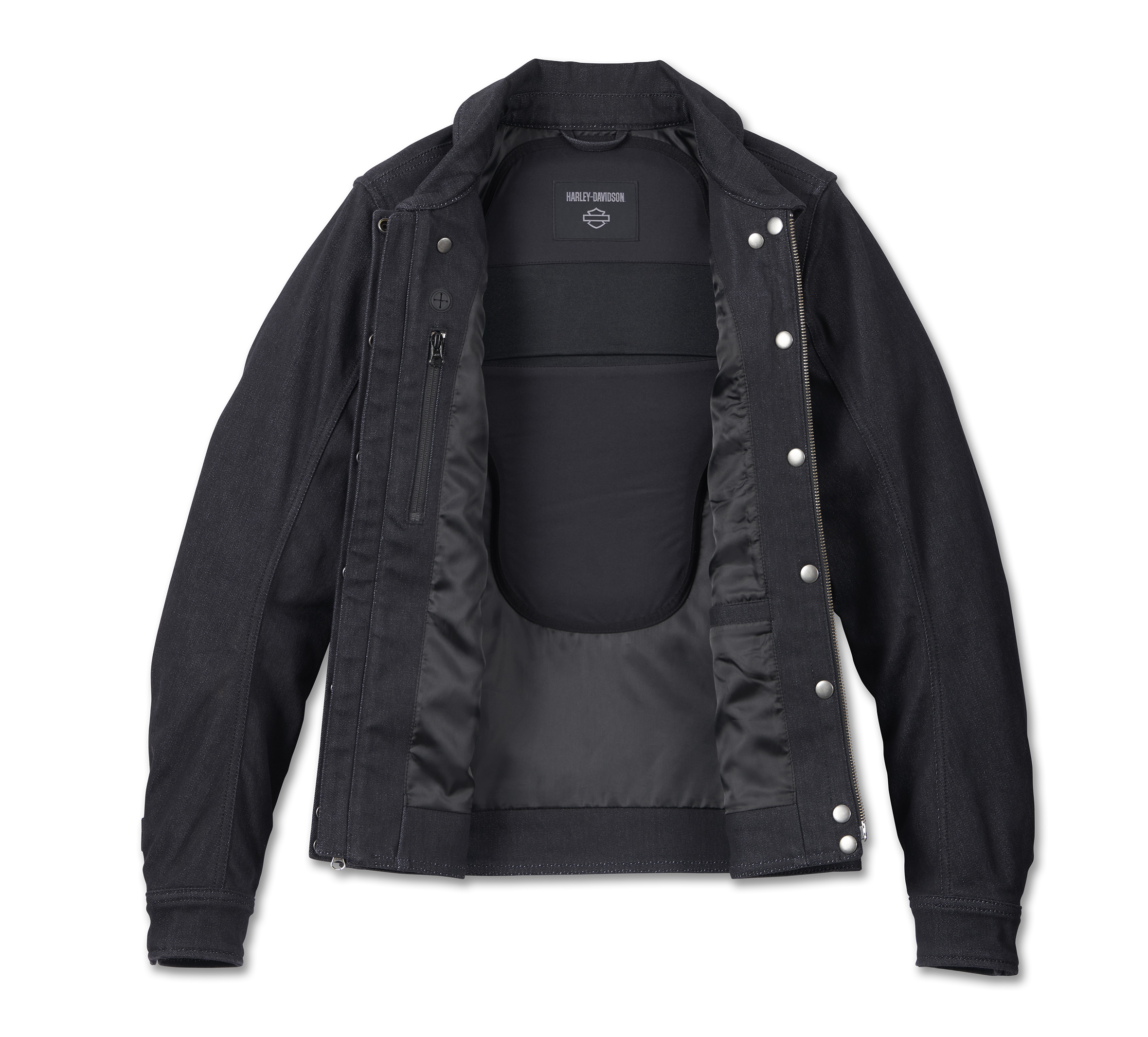 Womens's Chisel Denim Trucker Riding Jacket