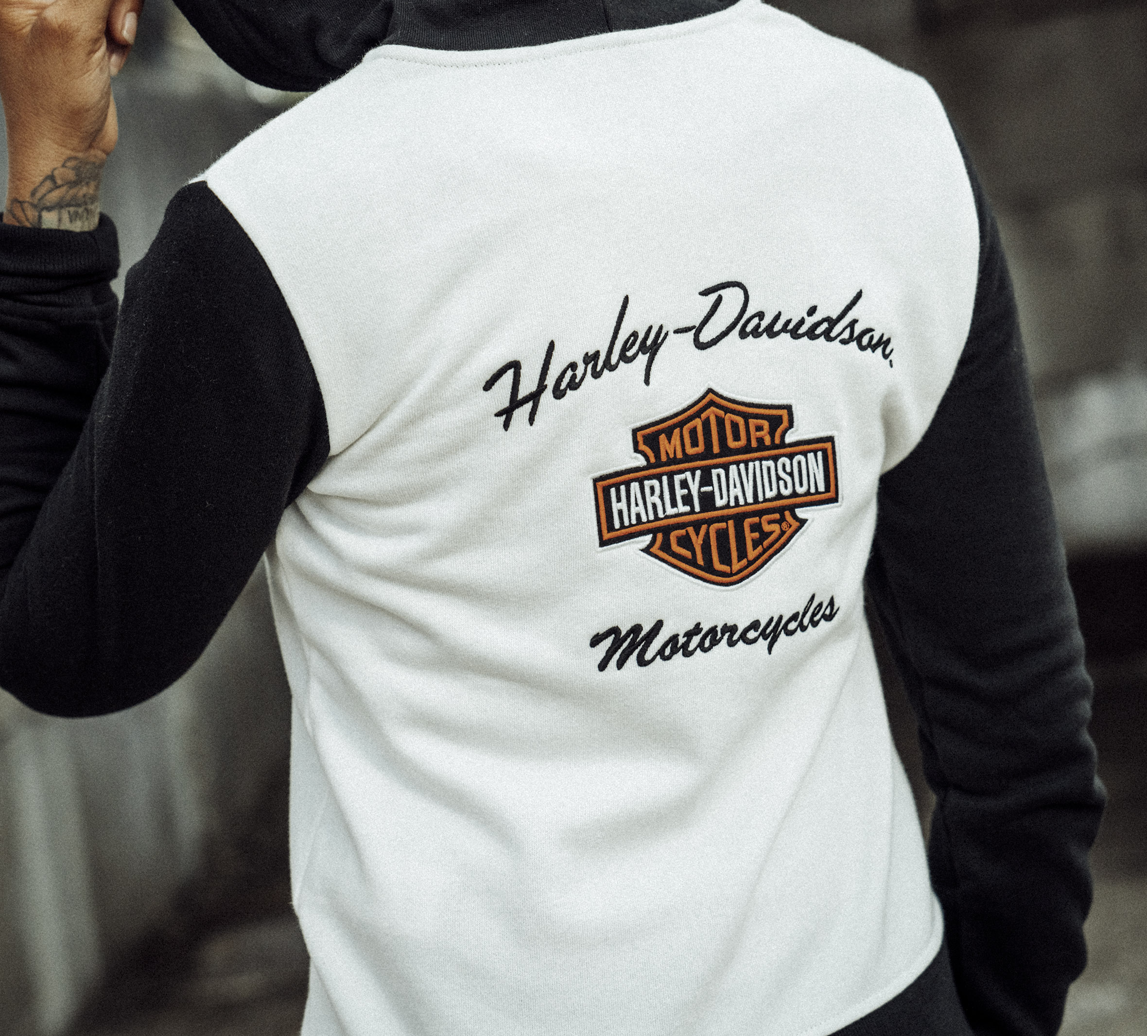 Women's Special Bar & Shield Zip Front Hoodie