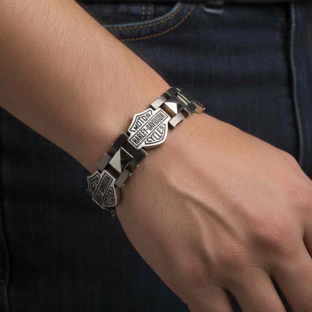 man wearing a bracelet