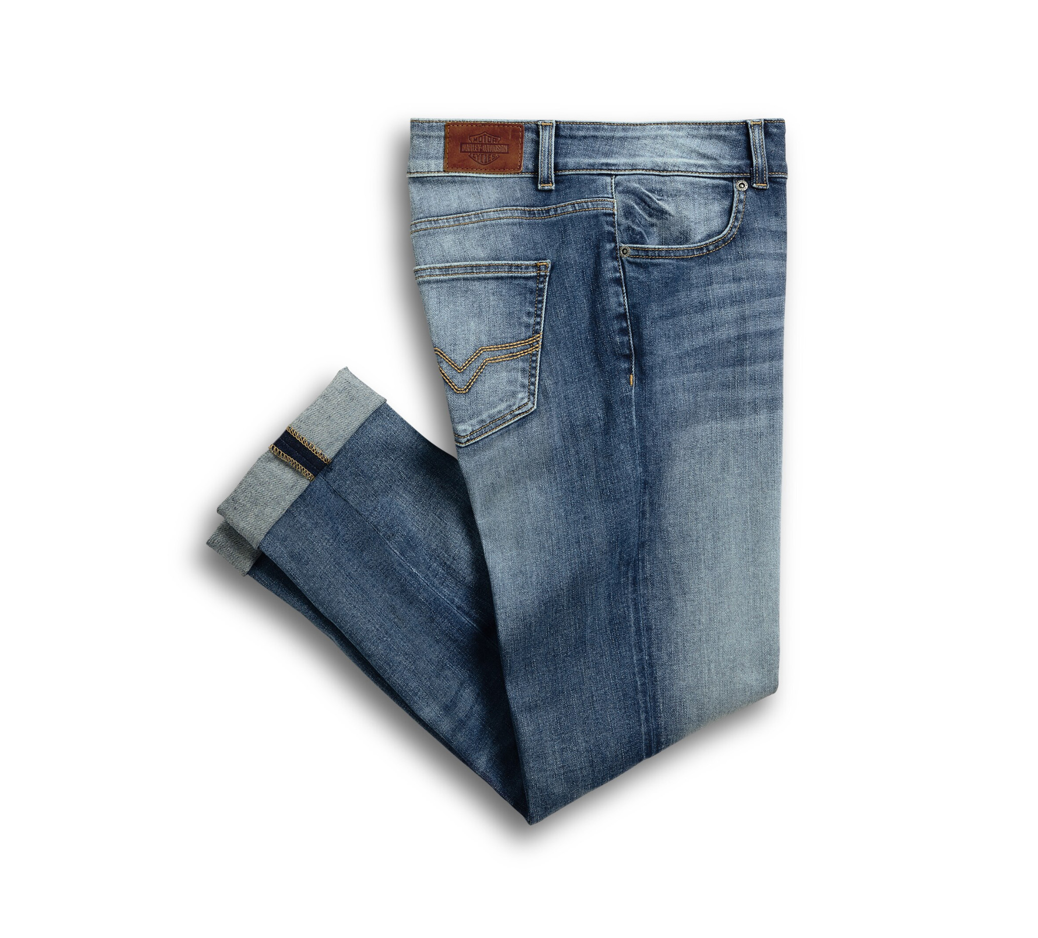 Women's Washed Boyfriend Mid-Rise Jeans