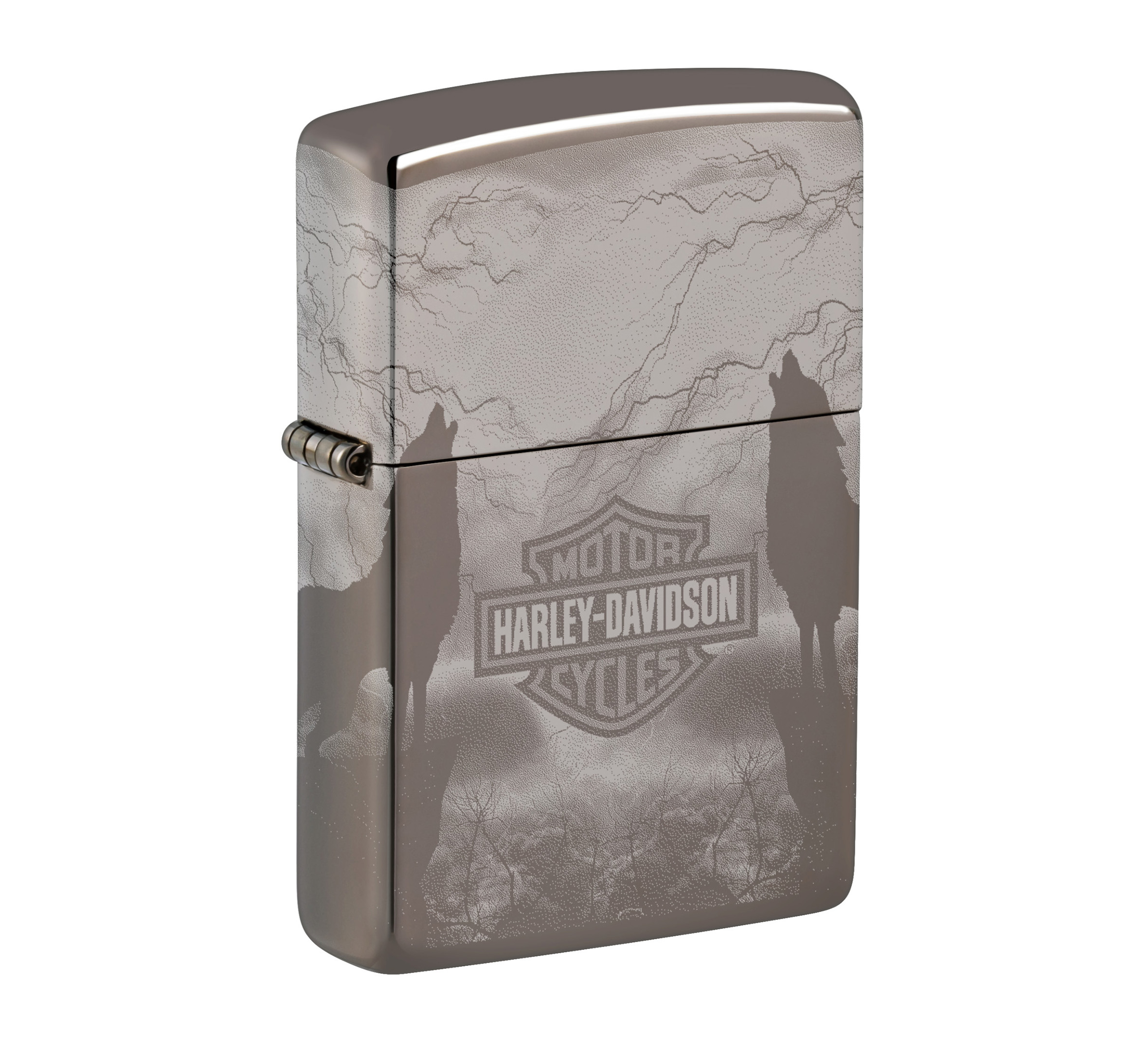 Harley-Davidson Bar and Shield 360 Photo Windproof Lighter