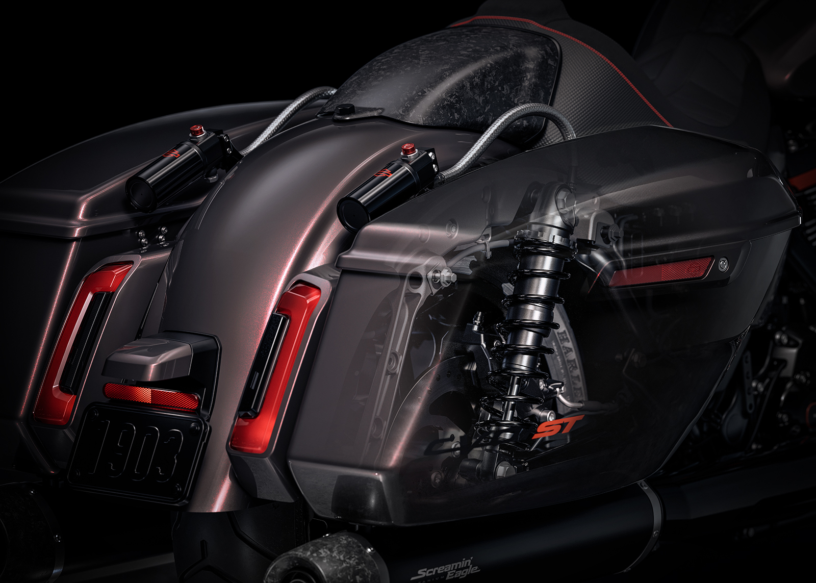 2026 CVO Street Glide ST Rear Suspension