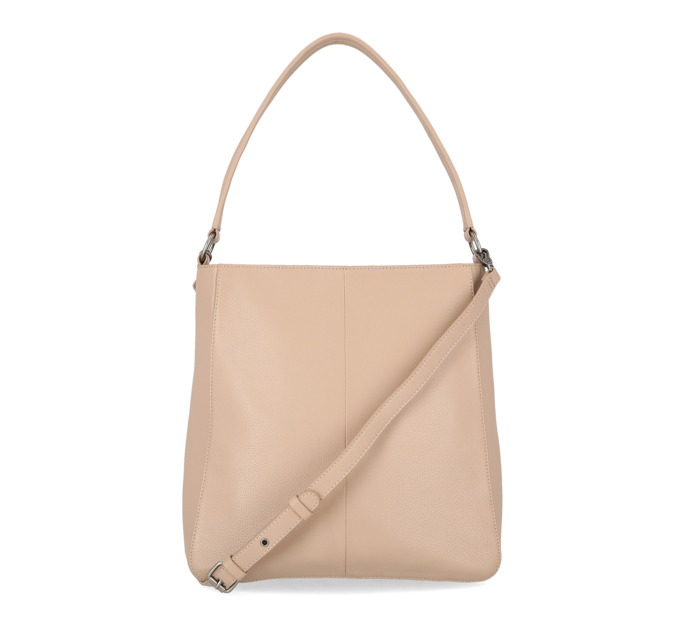 Womens Flat Stud Shopper Hobo Bag