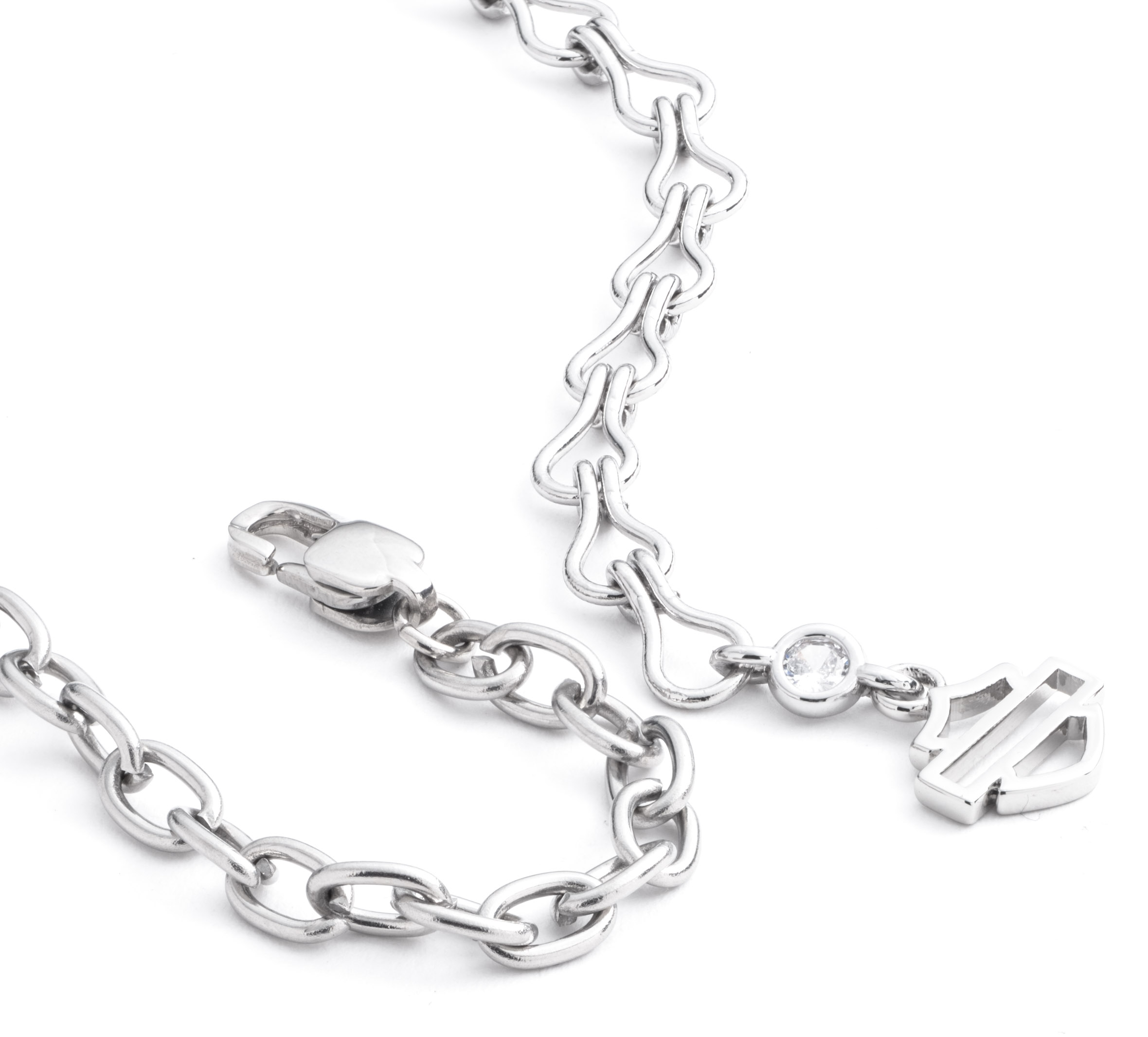 Women's 24" Necklace with Lock & Key Charms