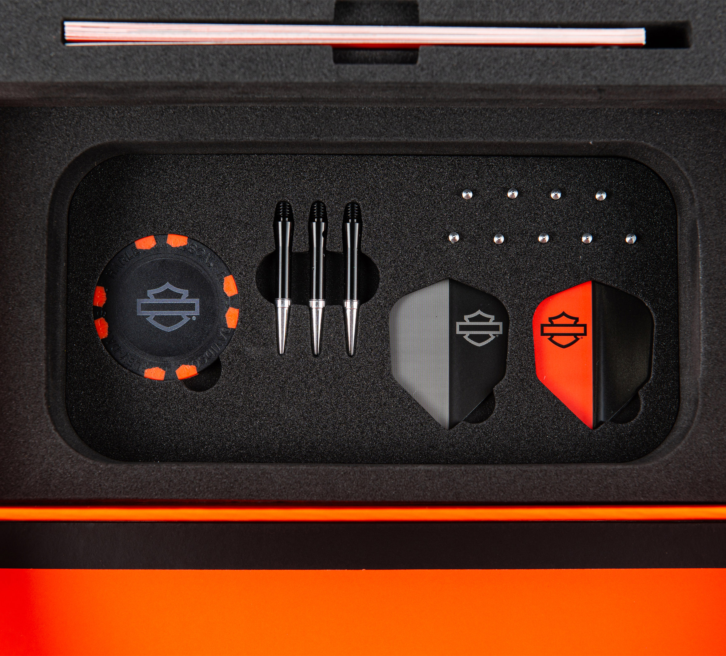 H-D EV-O-LUTION Laser Engraved Tungsten Boxed Dart Set