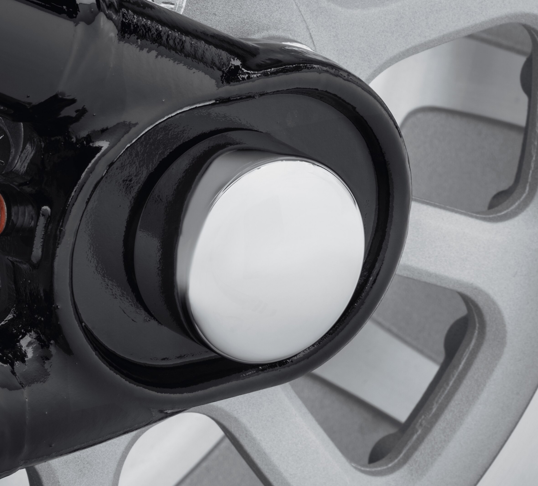 Rear Axle Nut Covers - Chrome