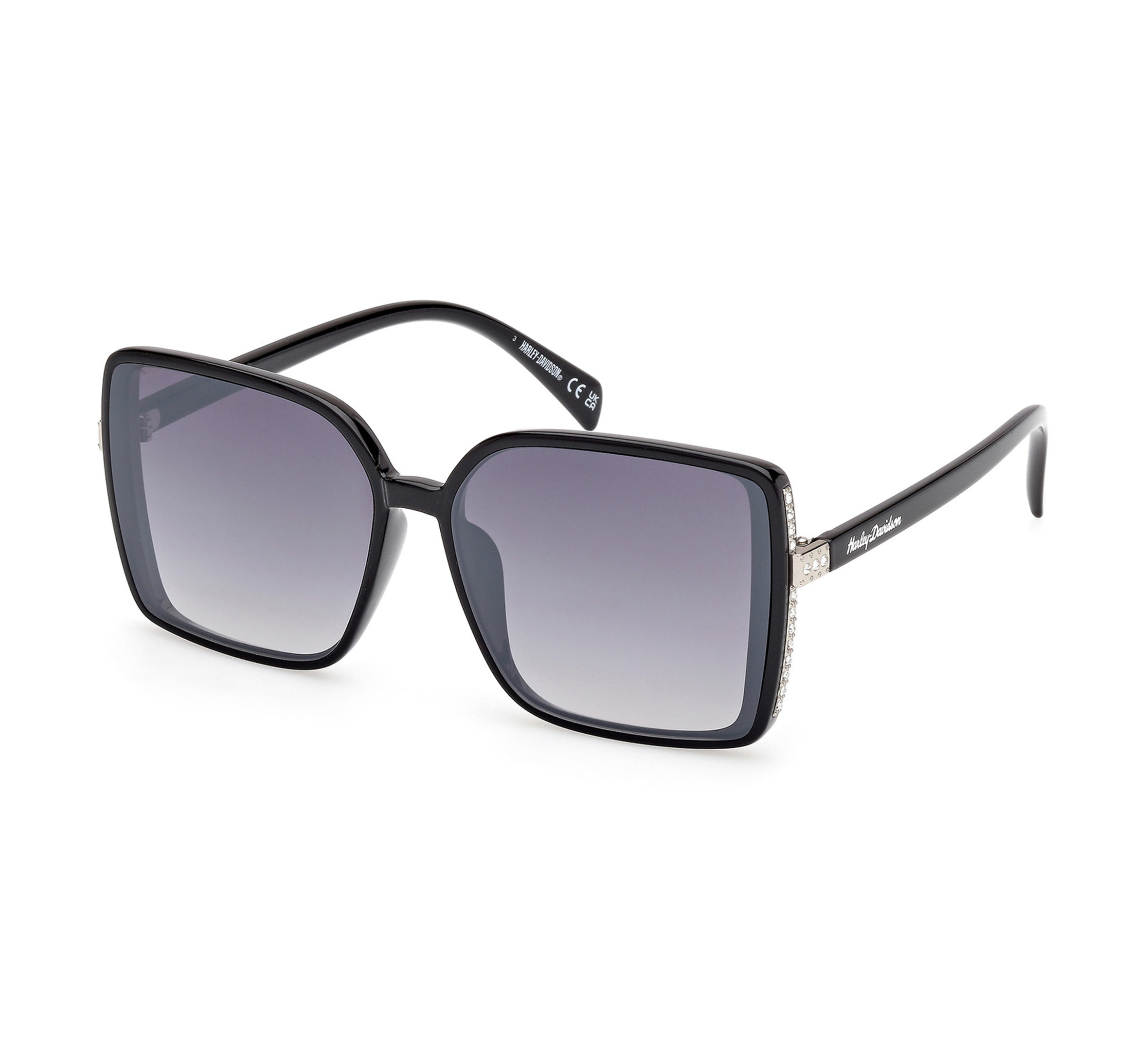 Oversized square glam sunglasses