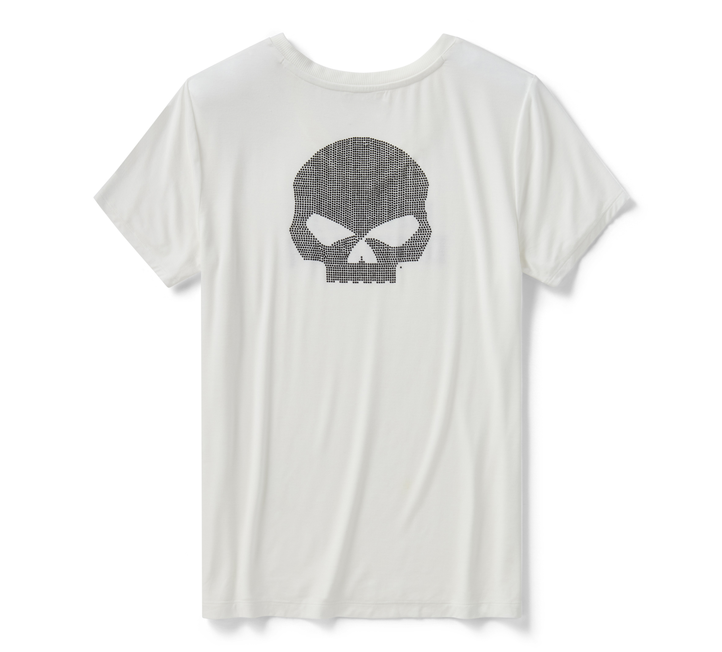 Women's Willie G Skull Bling V-neck