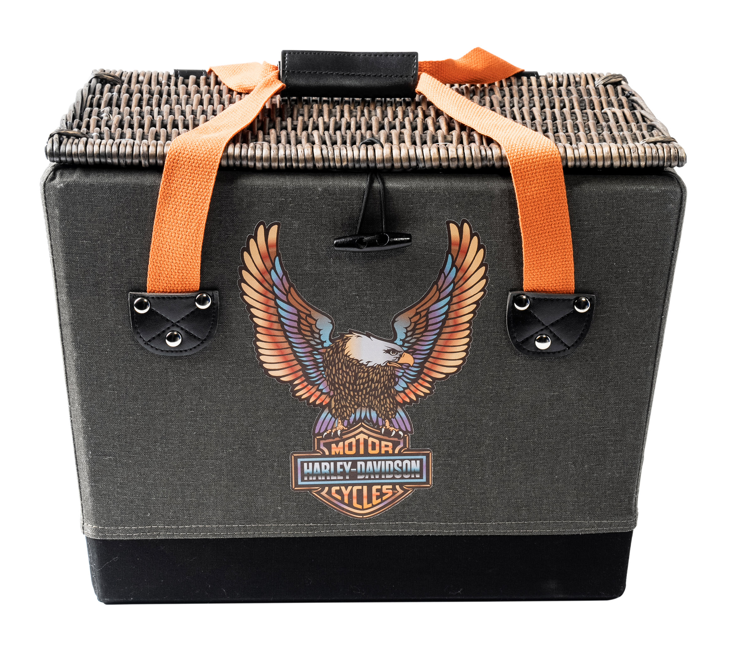H-D Vivid Bar & Shield Eagle Picnic Basket