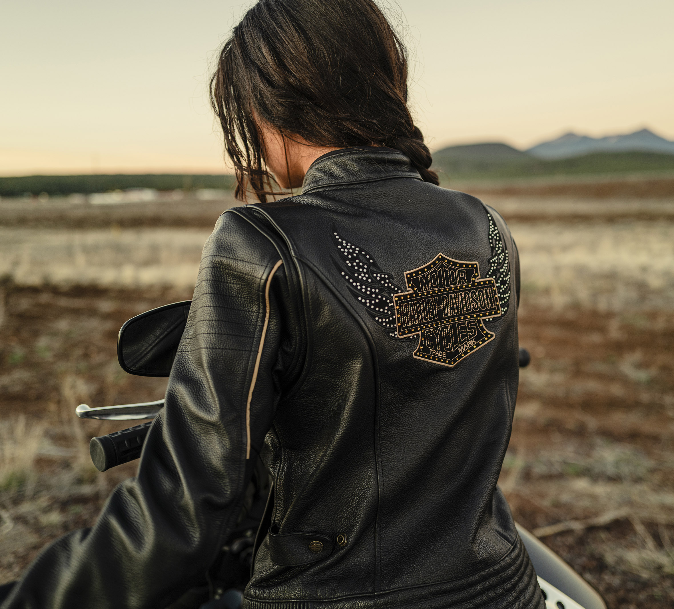 Women's Winged Bling Leather Riding Jacket | Harley-Davidson USA