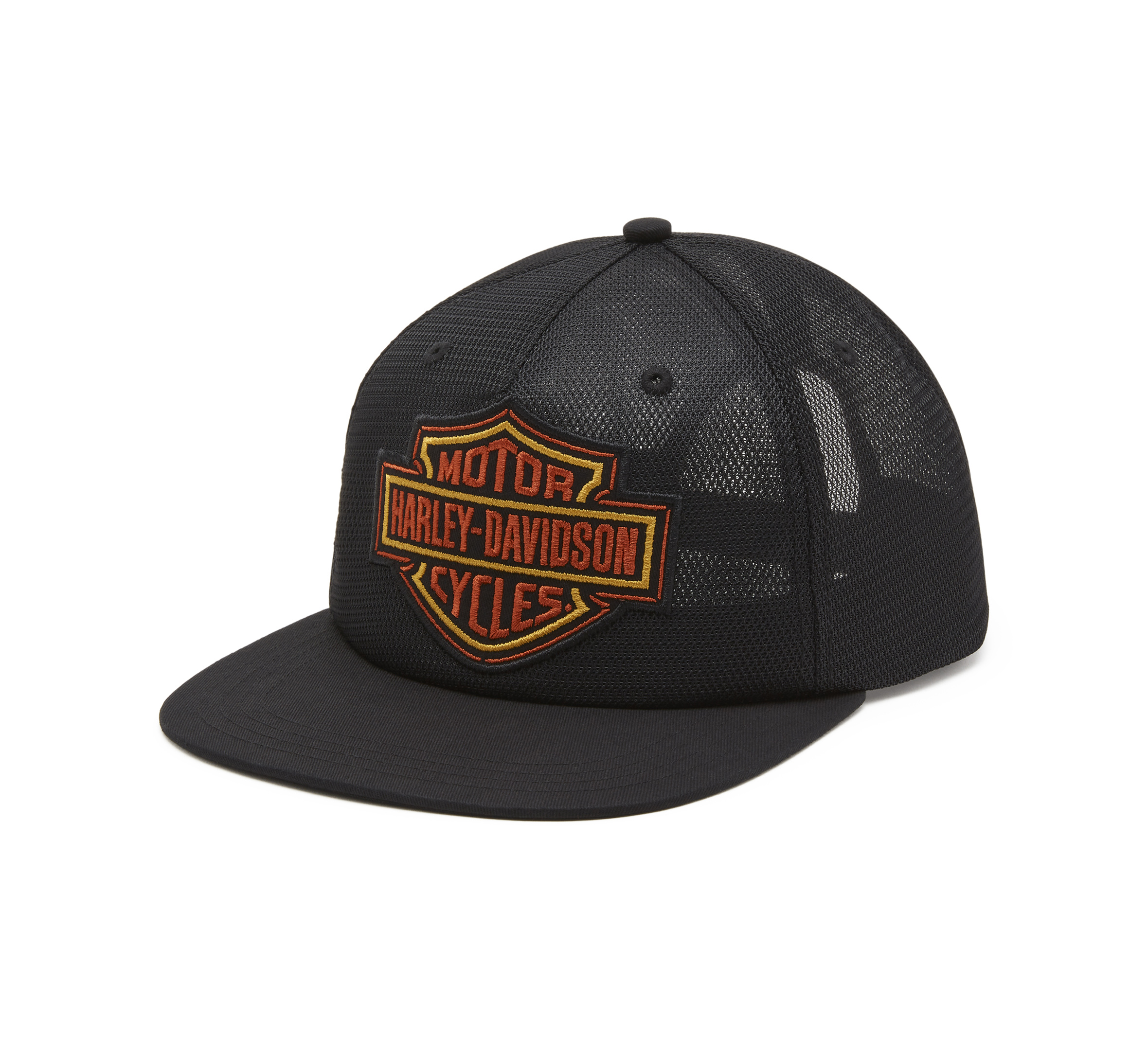 Bar & Shield Switchback Mesh Crown Trucker Cap