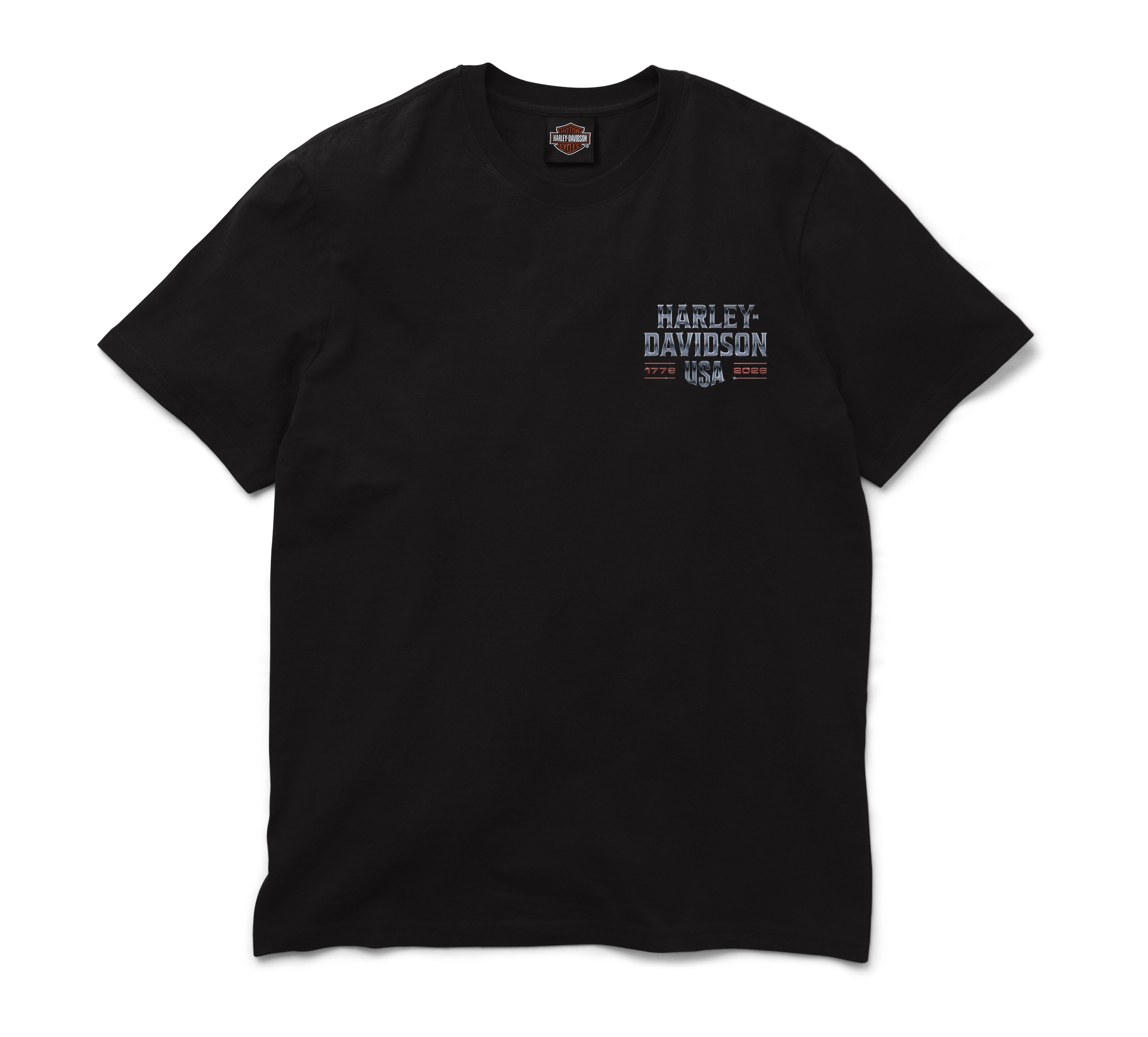 Men's 250th Chrome Eagle Short Sleeve Tee | Harley-Davidson USA