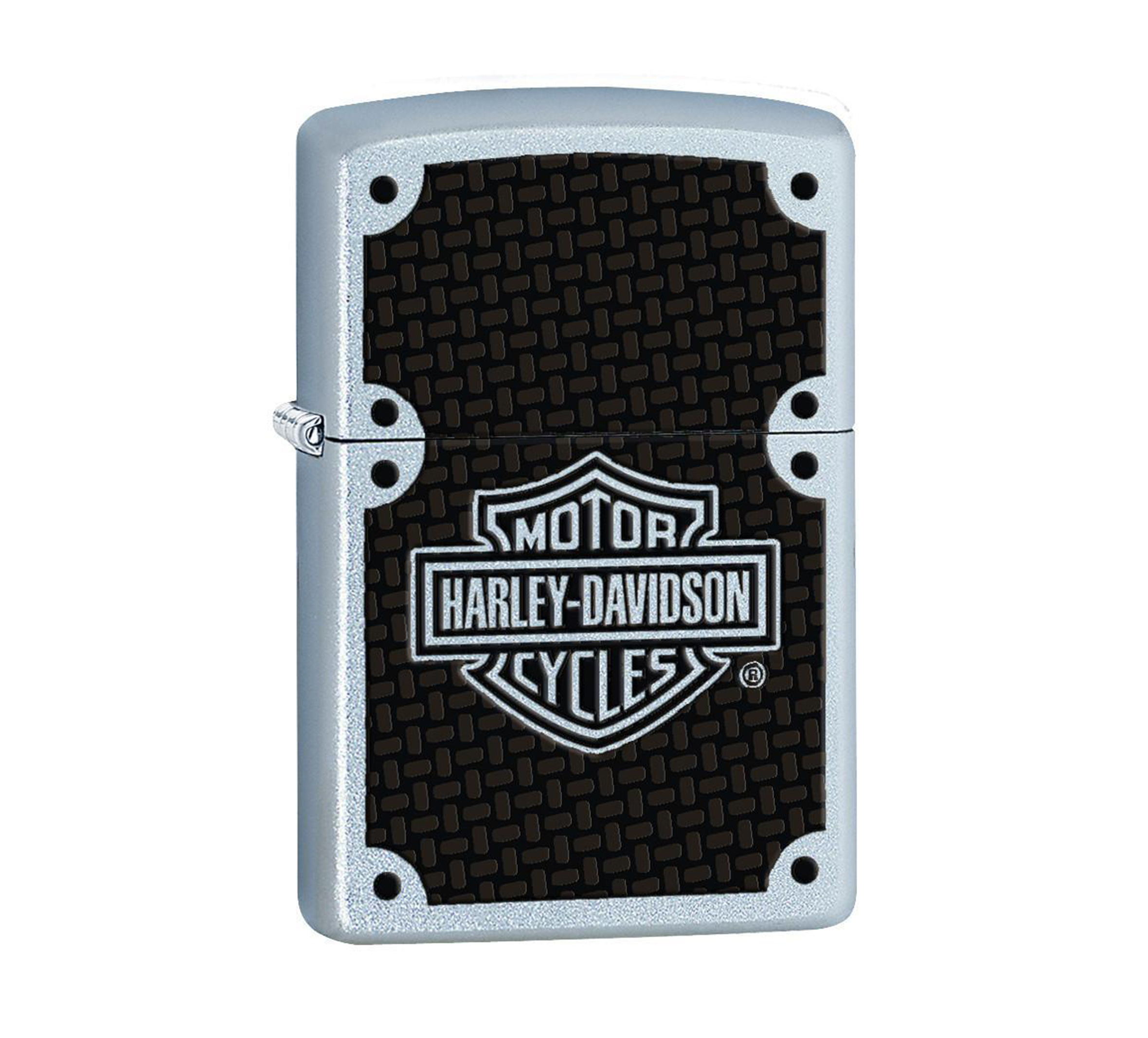 Harley Davidson Texture Chrome Windproof Lighter