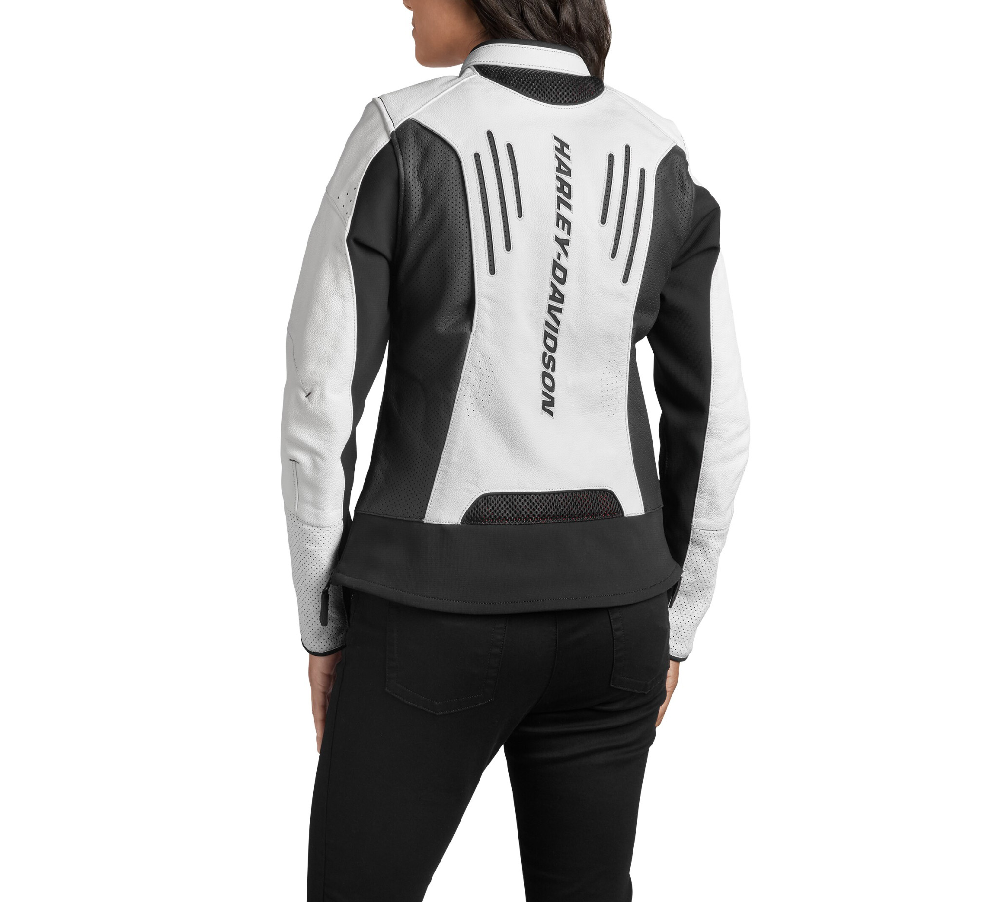 Women's FXRG Perforated Leather Jacket - Petite