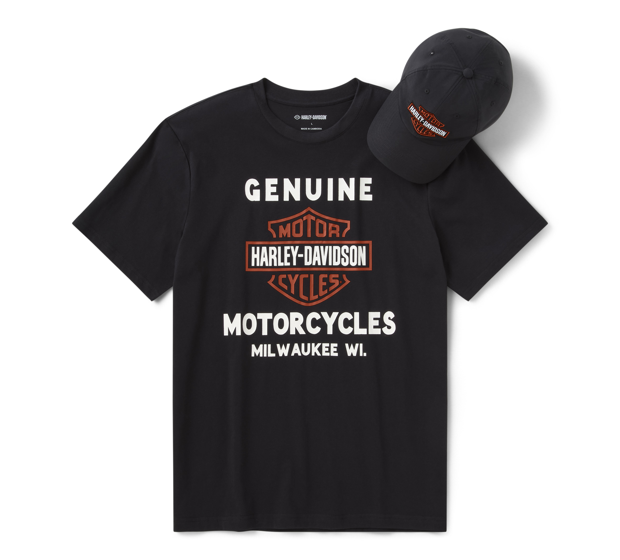Men's Bar & Shield Hat & Tee Gift Set | Harley-Davidson USA Men's Bar & Shield Hat & Tee Gift Set | Harley-Davidson USA