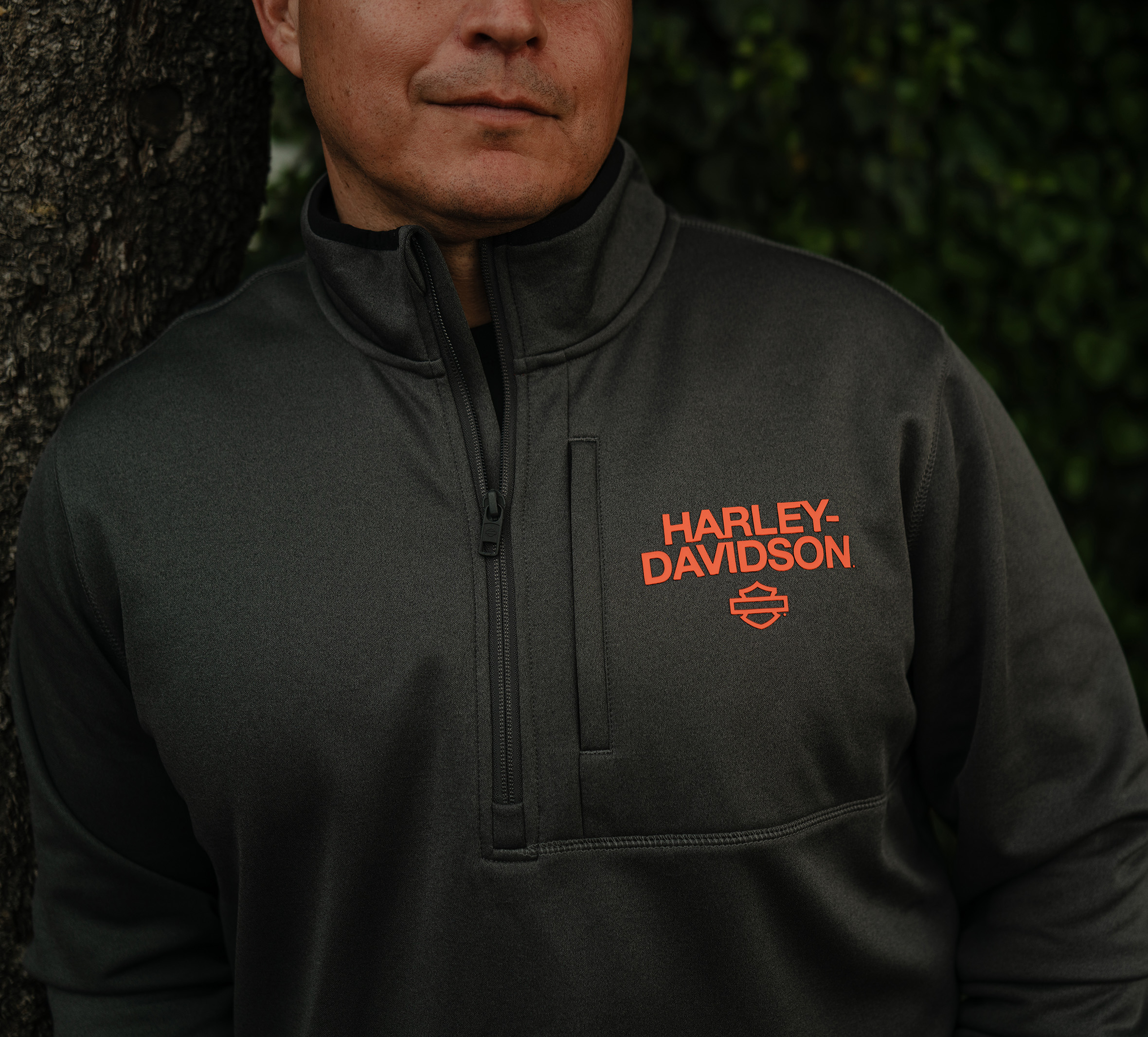 Men's H-D TECH 1/4 Zip Pullover | Harley-Davidson USA