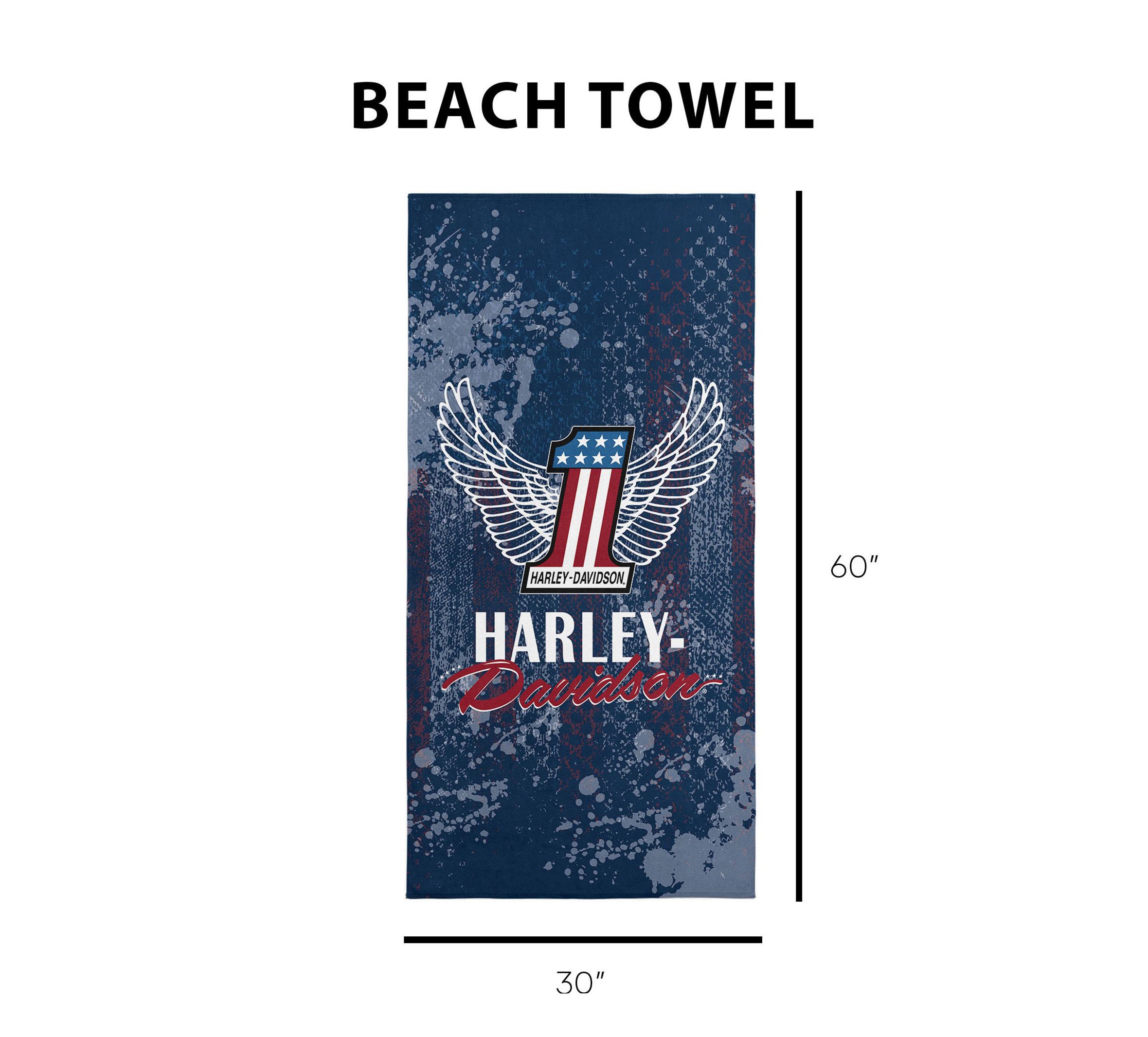 American Wings Microfiber Beach Towel