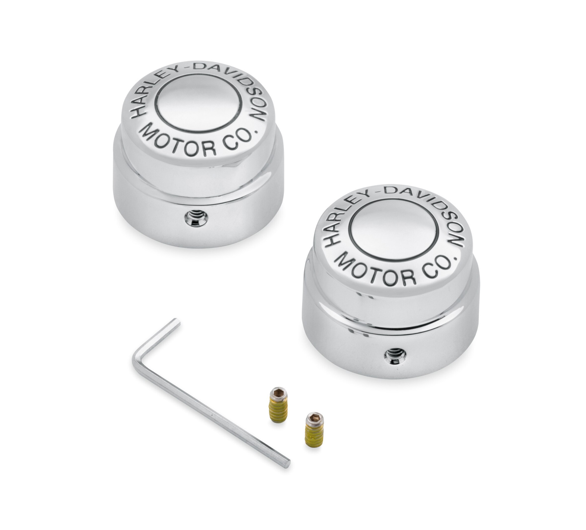 Harley-Davidson Motor Co. Front Axle Nut Covers