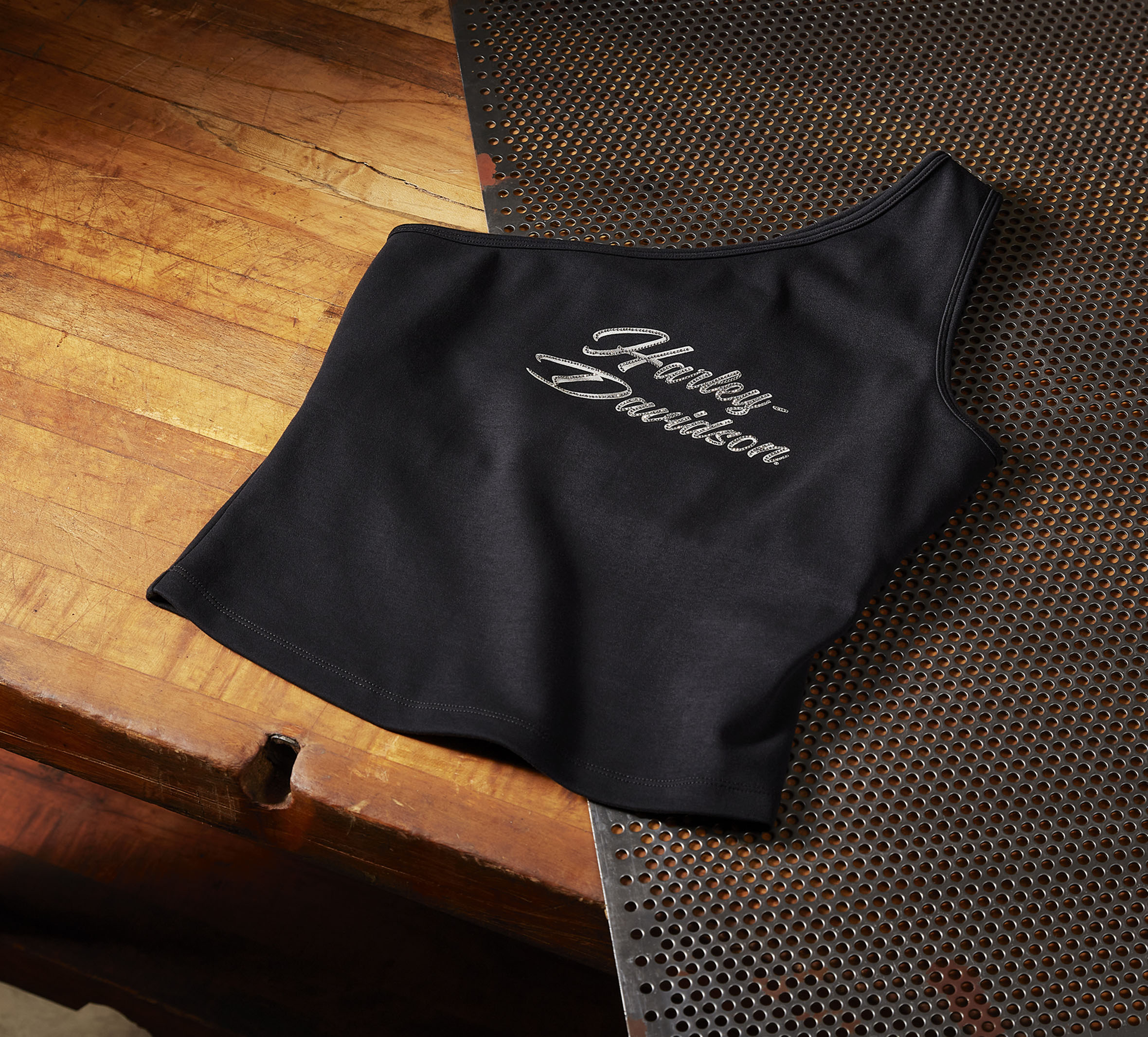 Women's Essential Bling One Shoulder Top