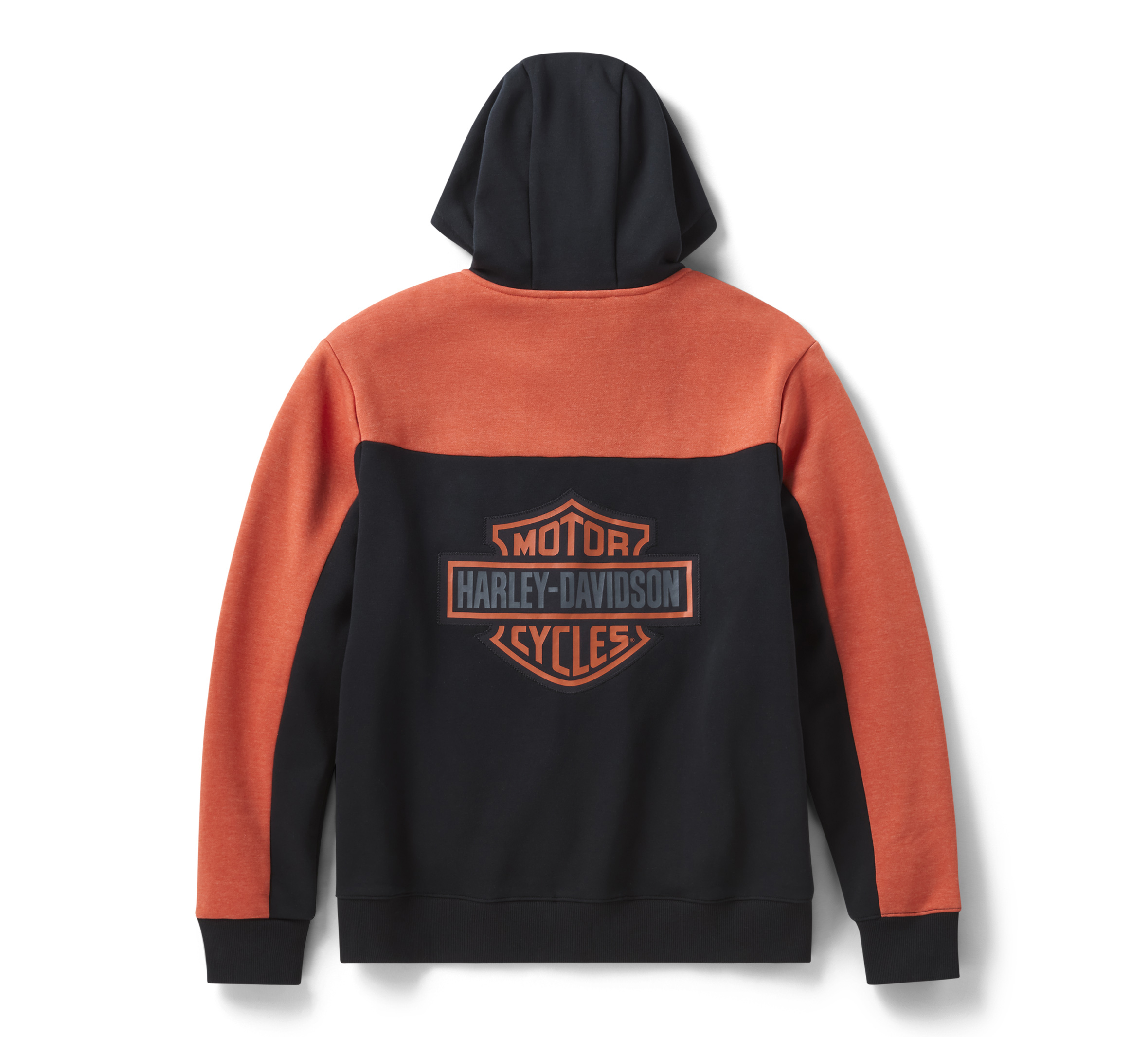 H-D Essential Color Blocked Full Zip Hoodie para hombre