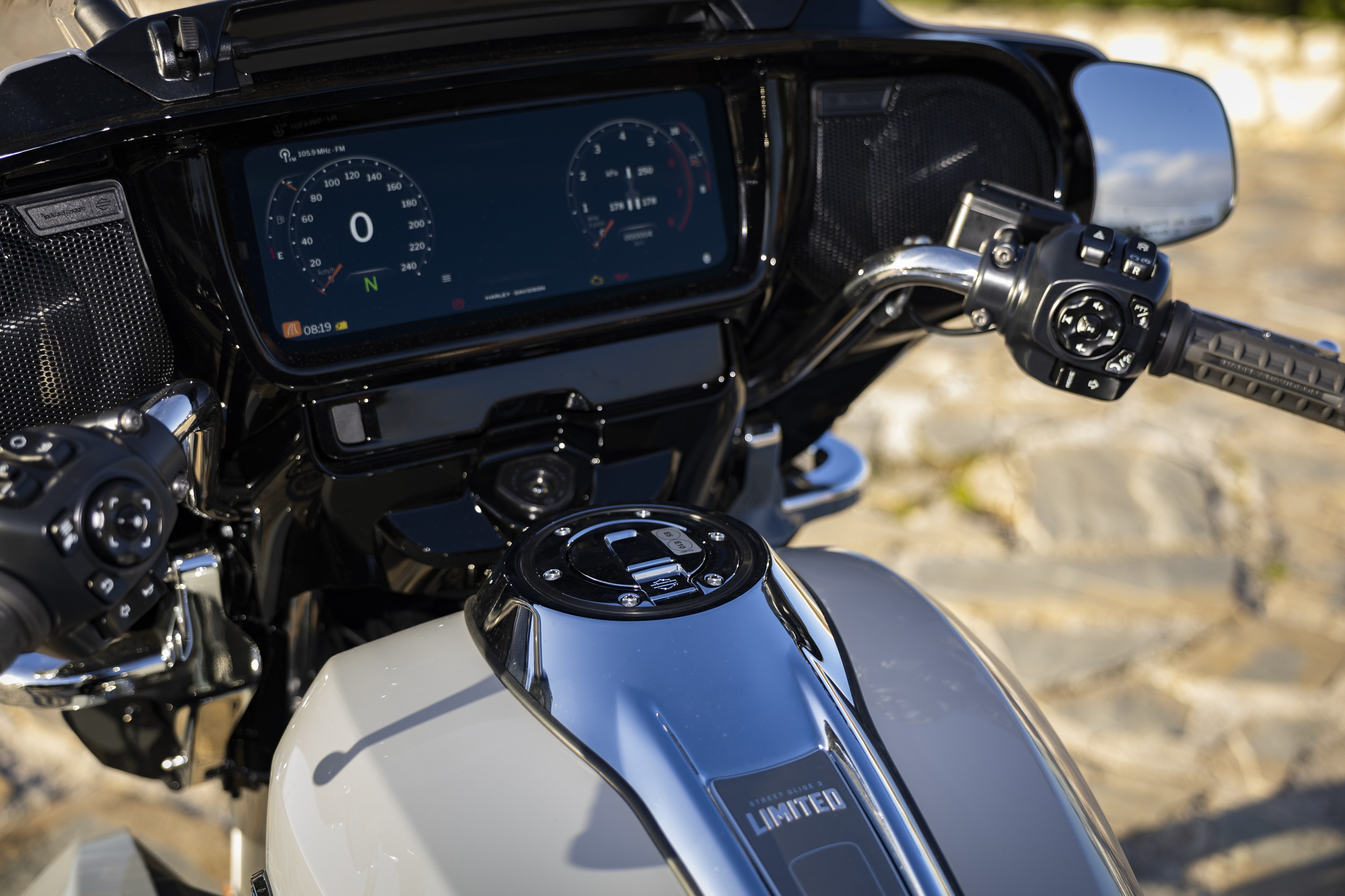 A 2026-os Street Glide 3 Limited szépségét bemutató kép