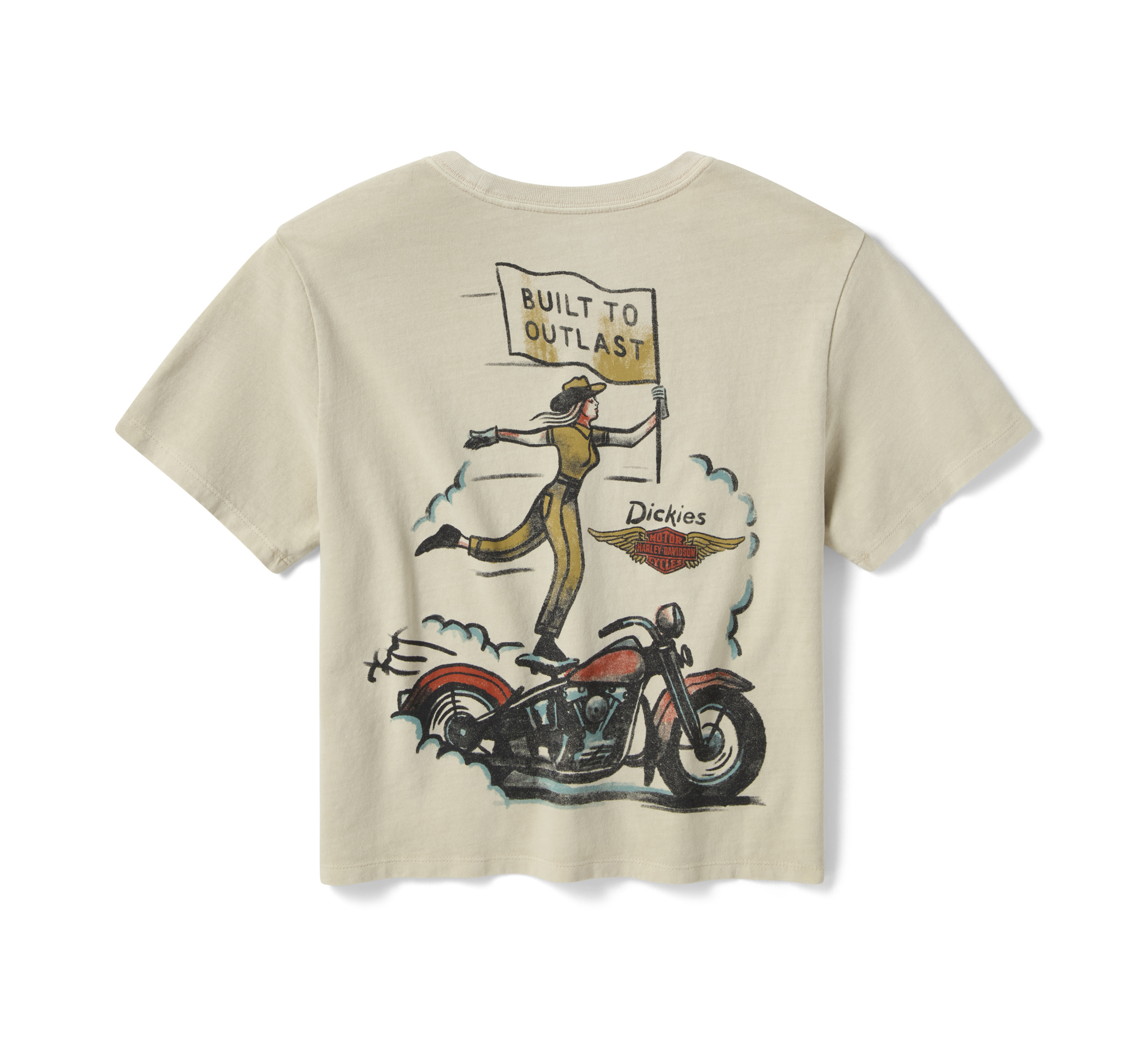 Women's Dickies x H-D Vintage Cowgirl Boxy Fit Tee | Harley