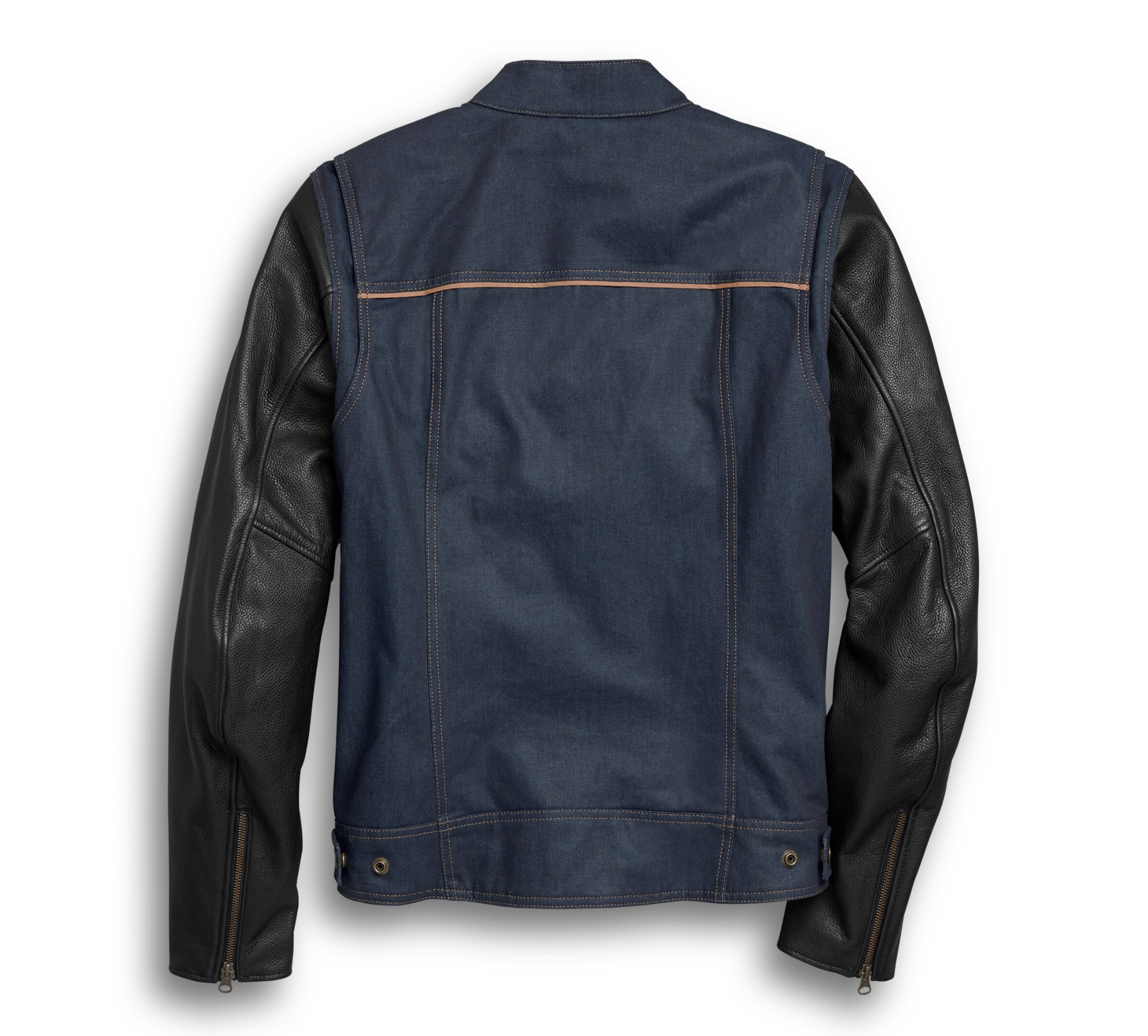 Men's Arterial Abrasion-Resistant  Denim Riding Jacket