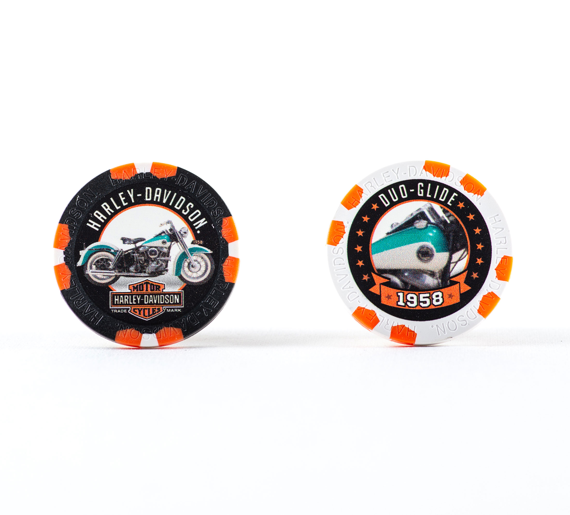 Limited Edition: Vintage Collectable Poker Chips Series 12 1950 Duo-Glide
