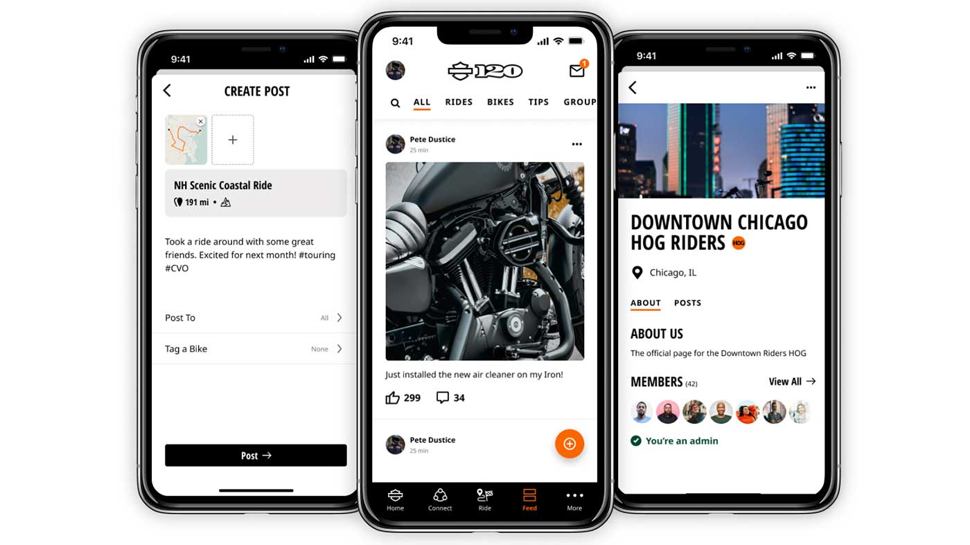 screens of an iphone